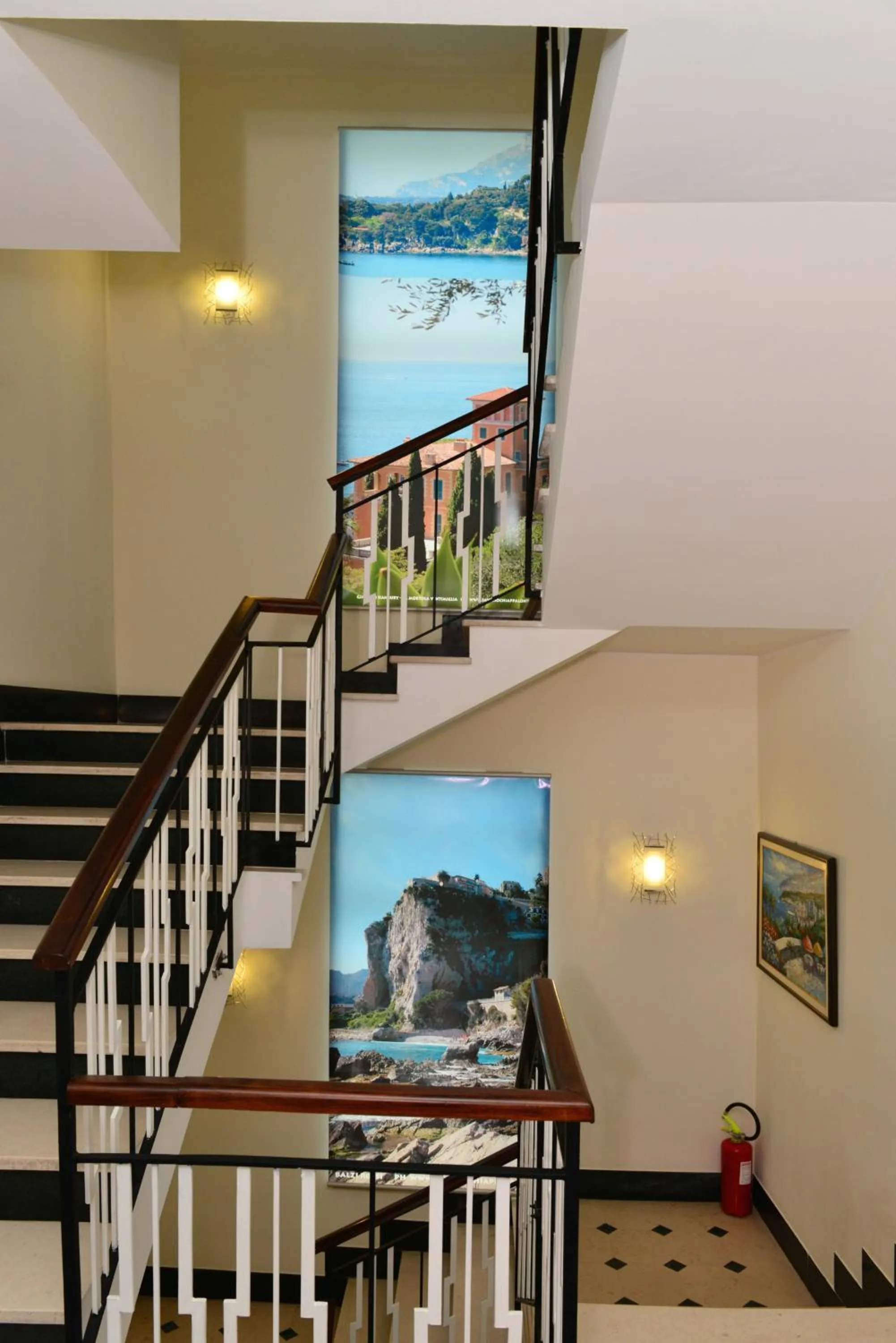 Decorative detail in Villa Le Logge