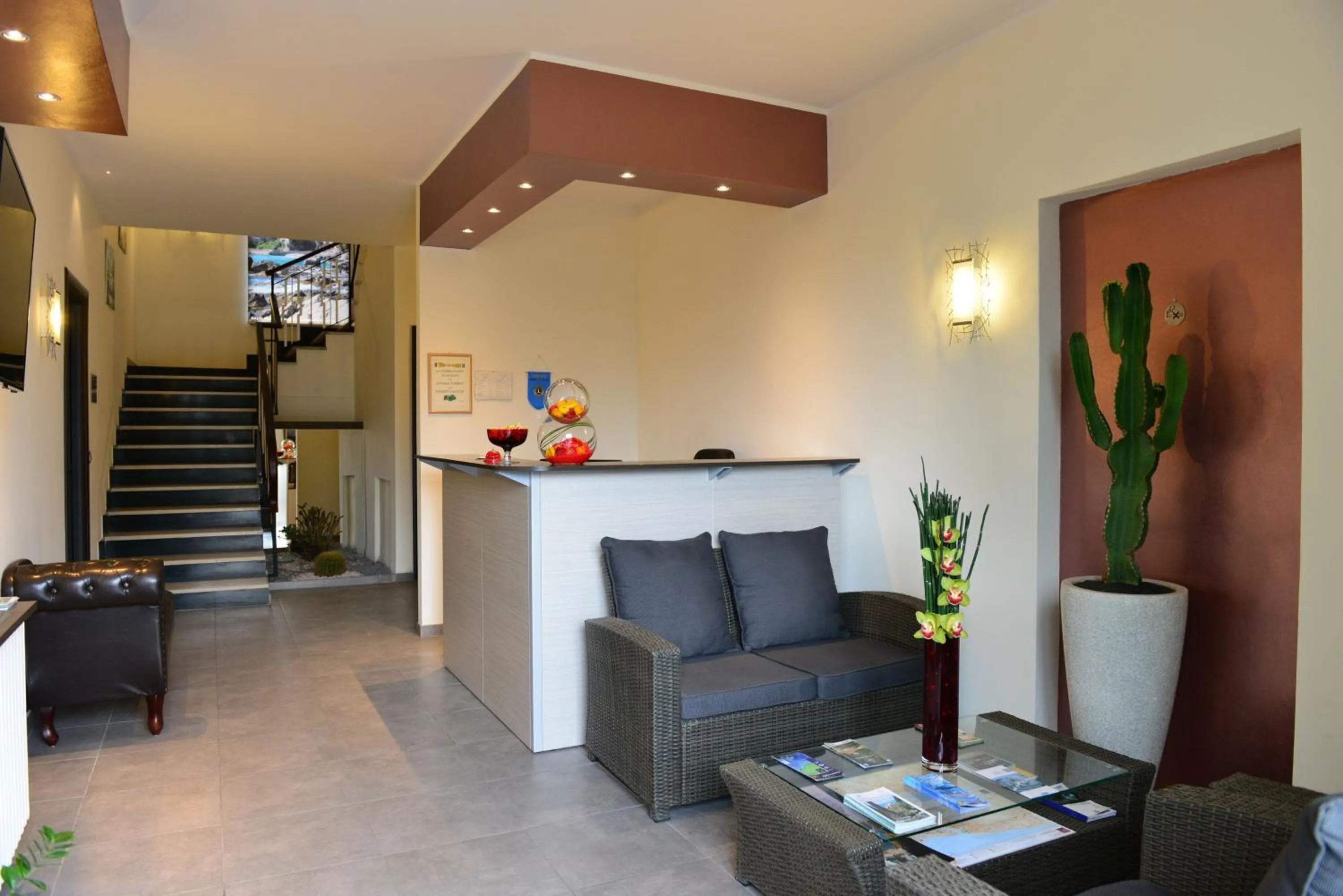 Lobby or reception in Villa Le Logge