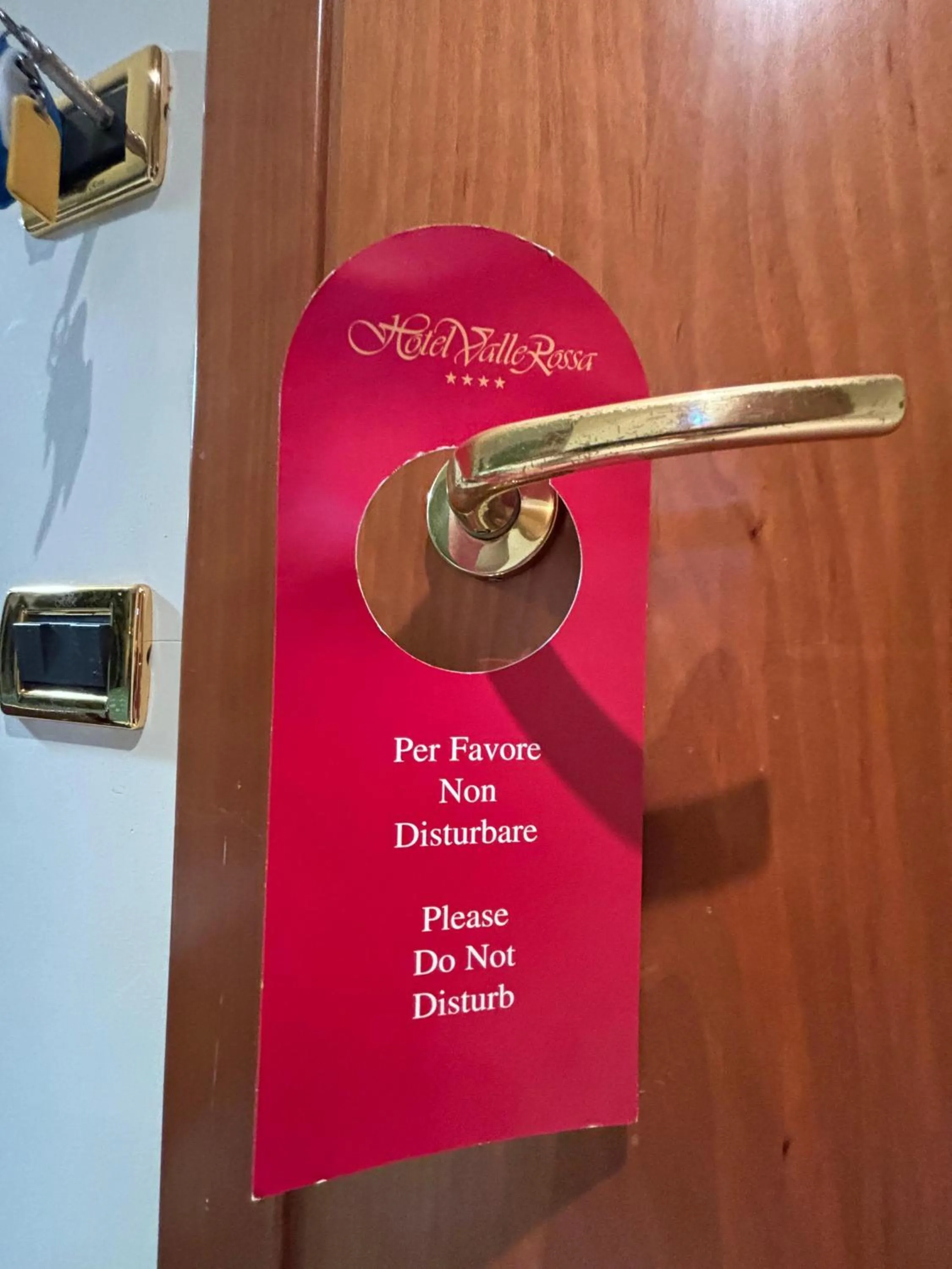 Logo/Certificate/Sign in Hotel Valle Rossa
