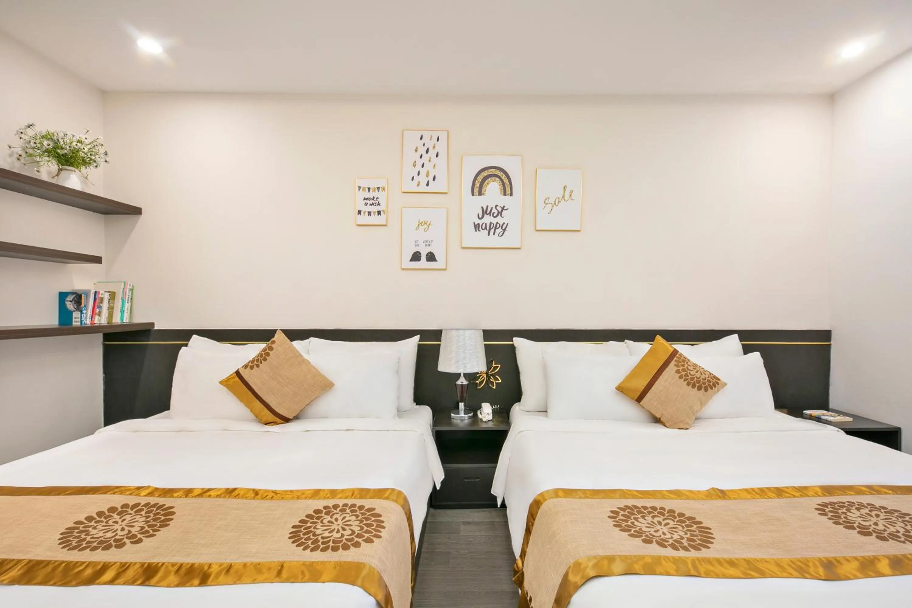 Bed in Hanami Hotel Danang