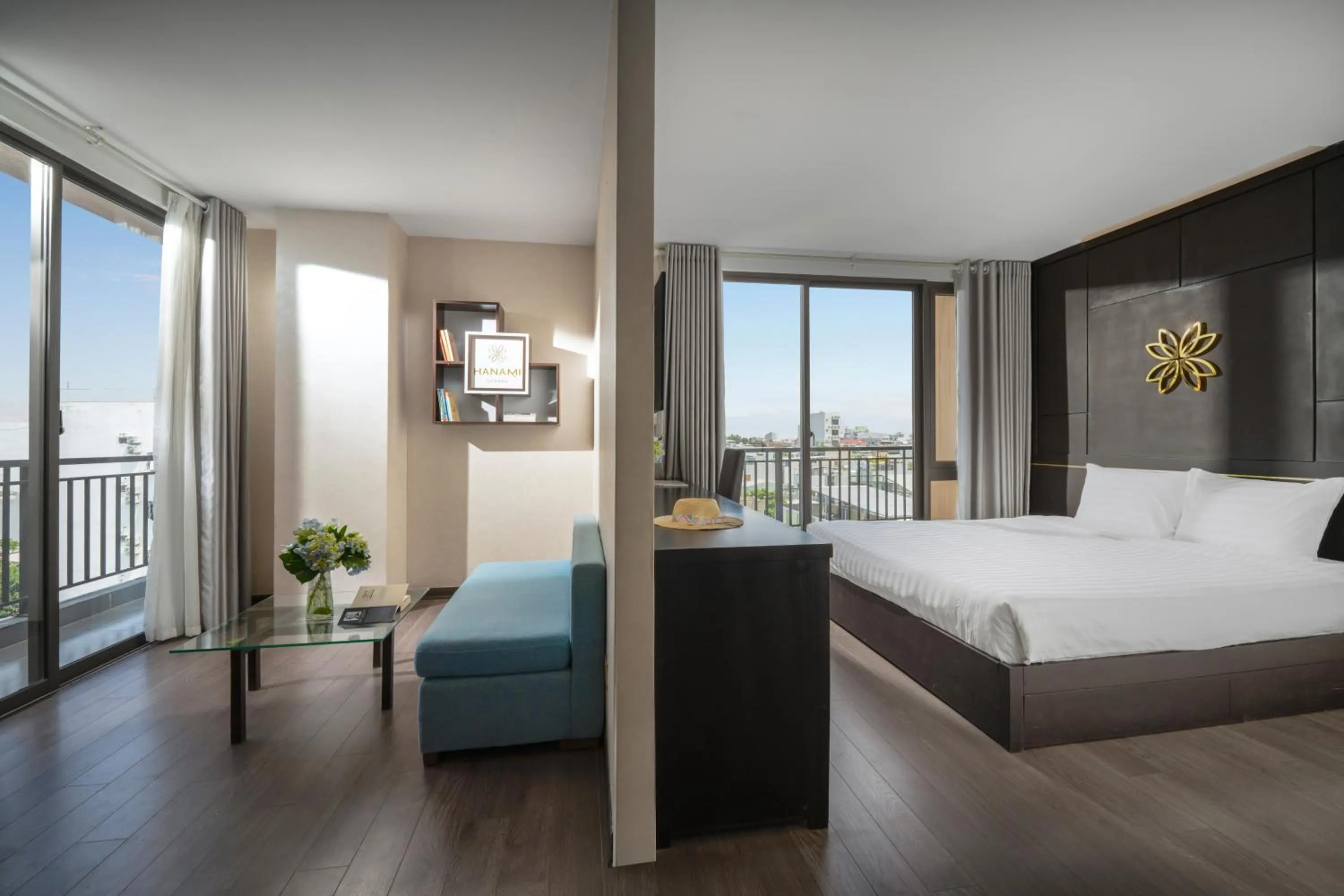 Bed in Hanami Hotel Danang