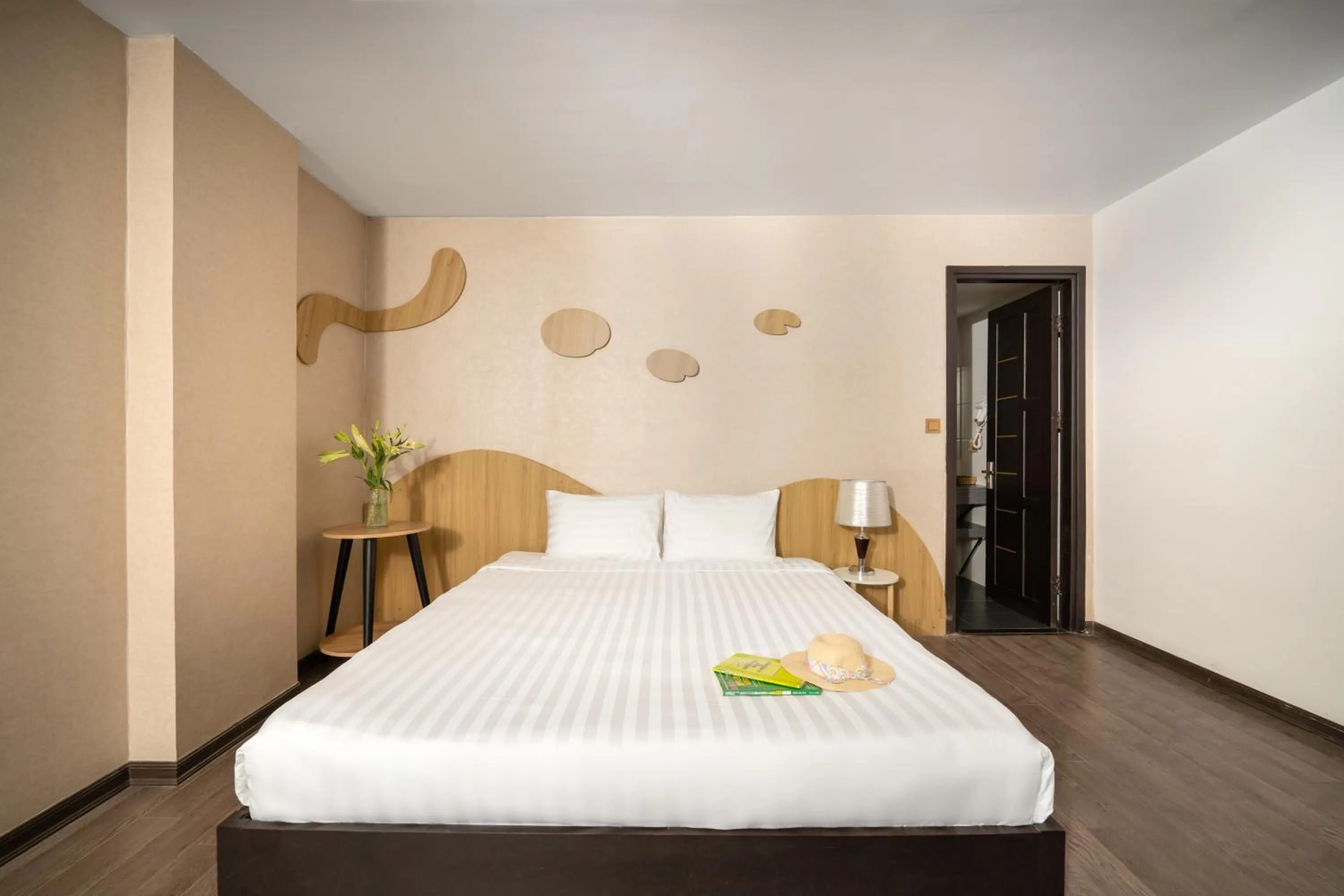 Bed in Hanami Hotel Danang