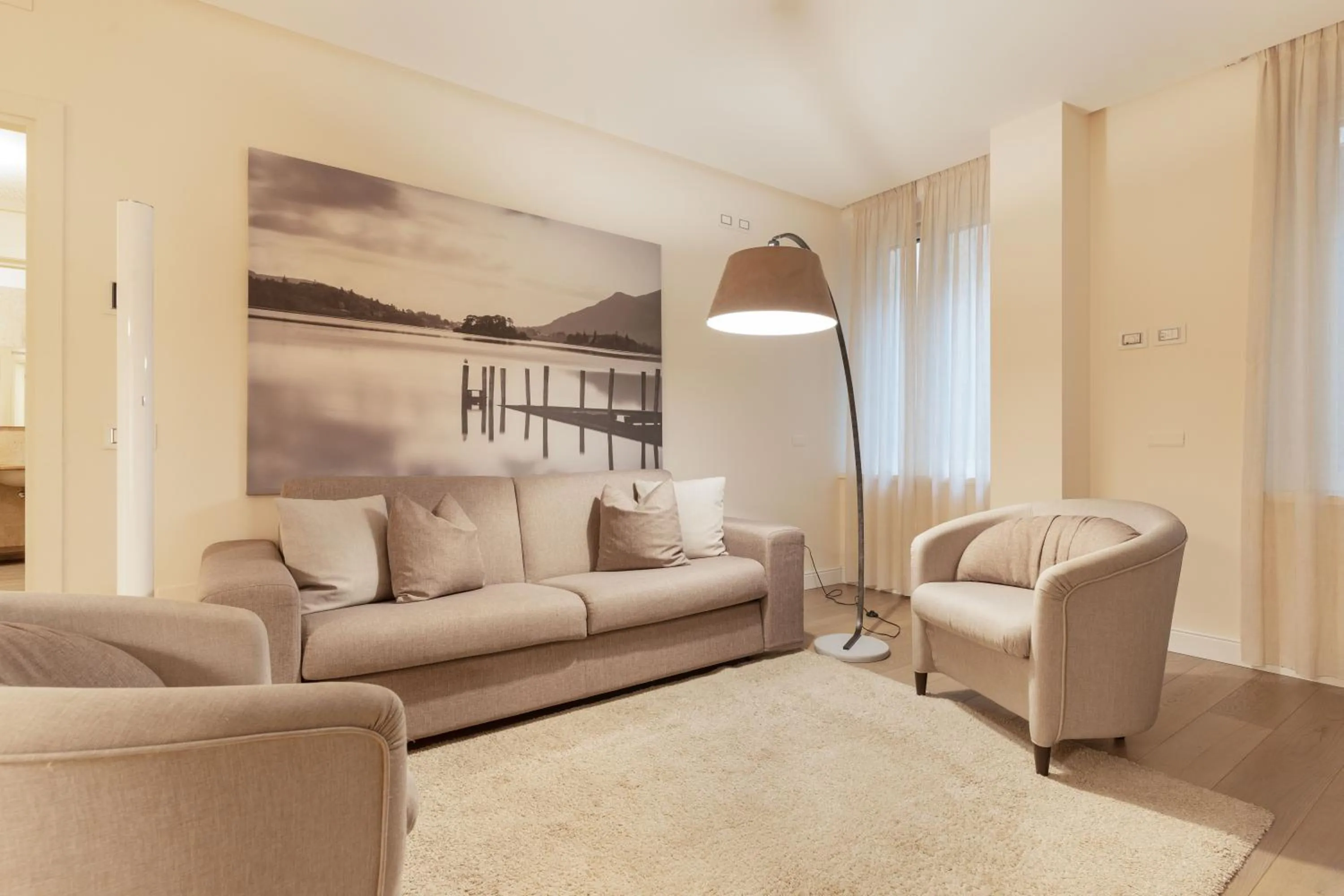 Living room in Brera Apartments in City Center