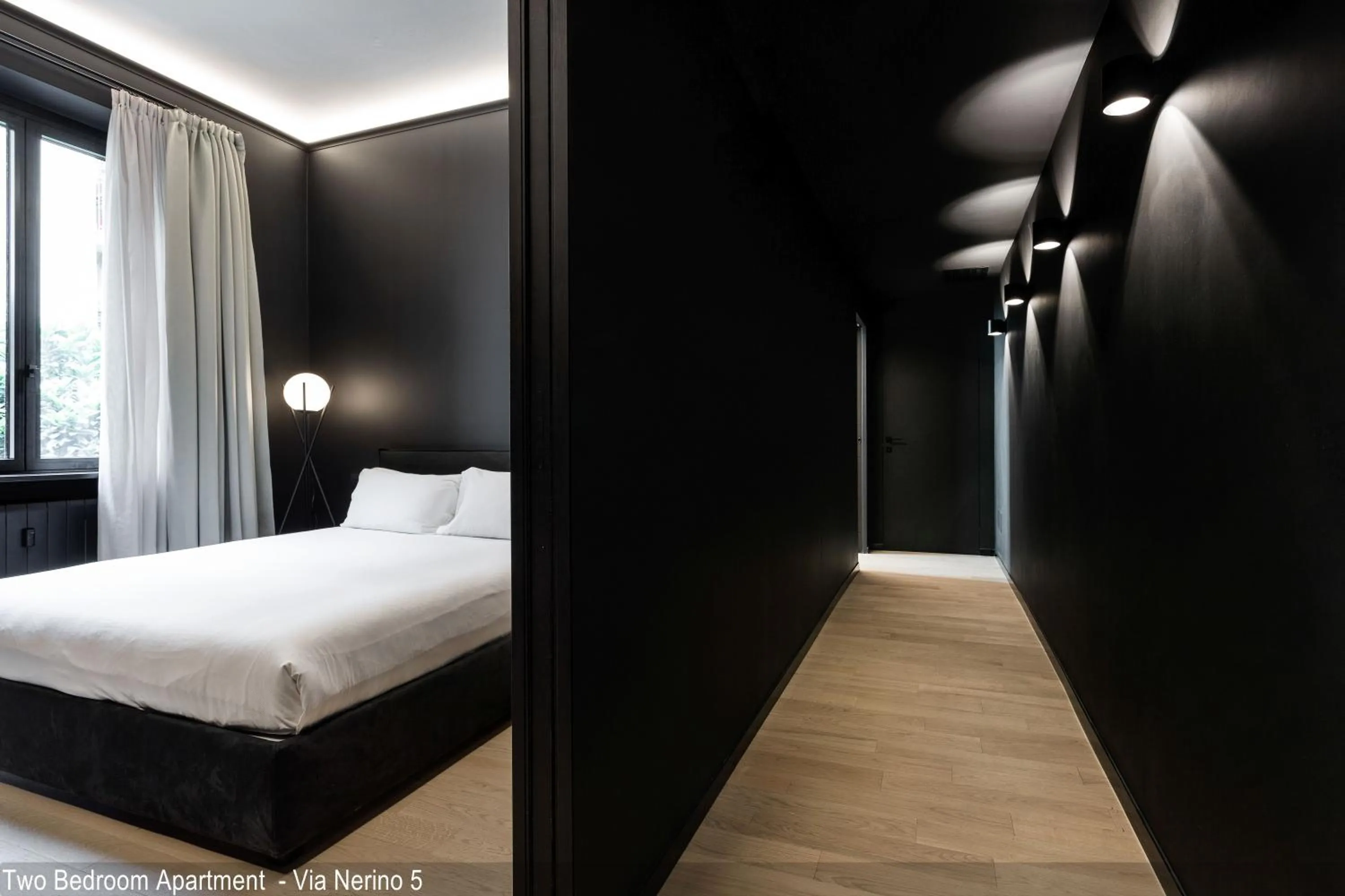 Bedroom, Bed in Brera Apartments in City Center