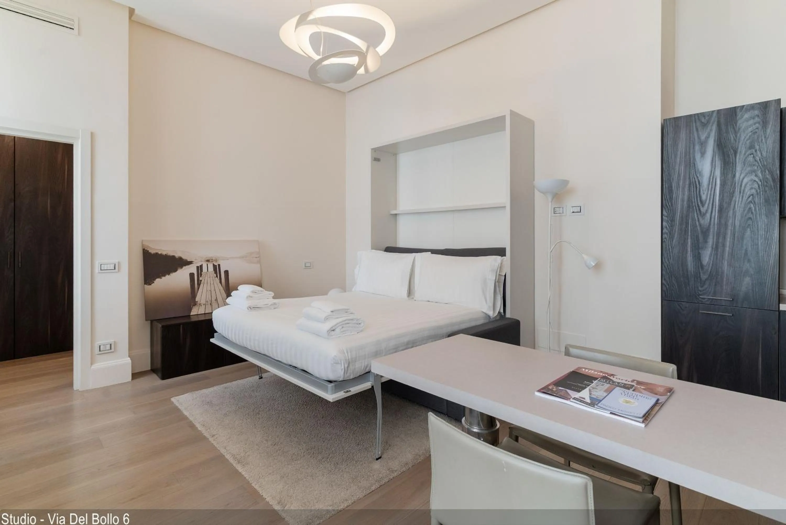 Photo of the whole room, Bed in Brera Apartments in City Center