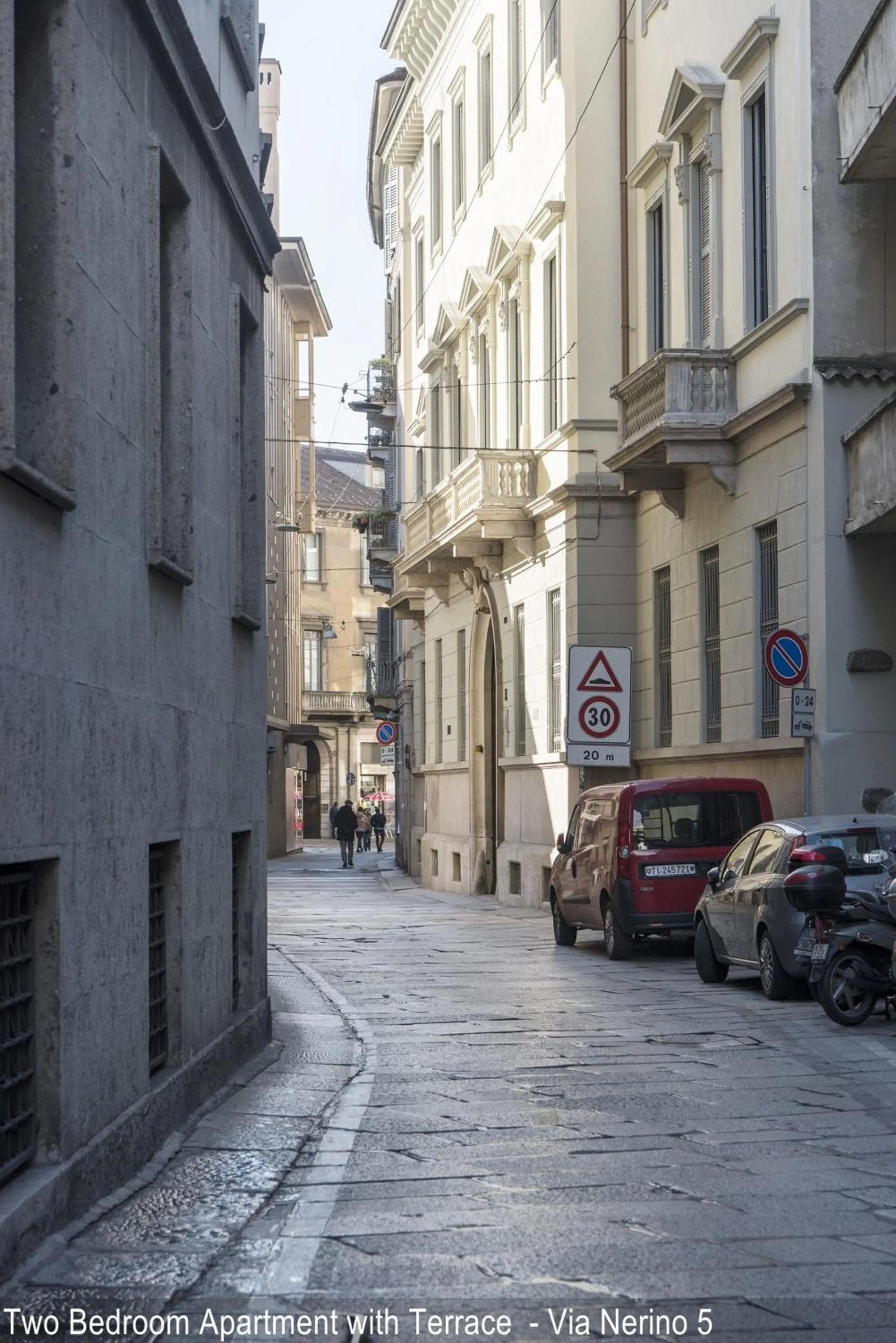 Street view in Brera Apartments in City Center