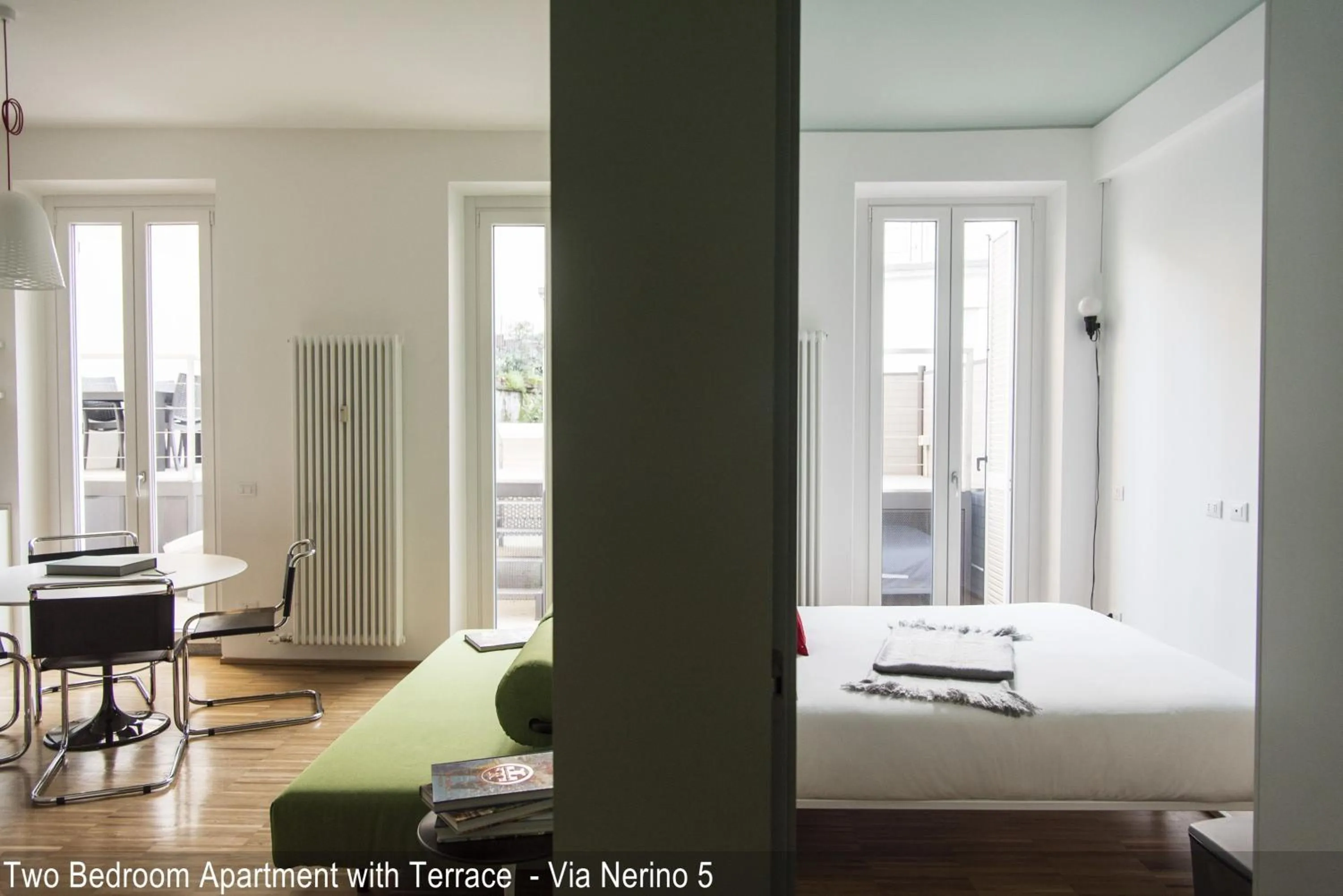 Photo of the whole room, Bed in Brera Apartments in City Center