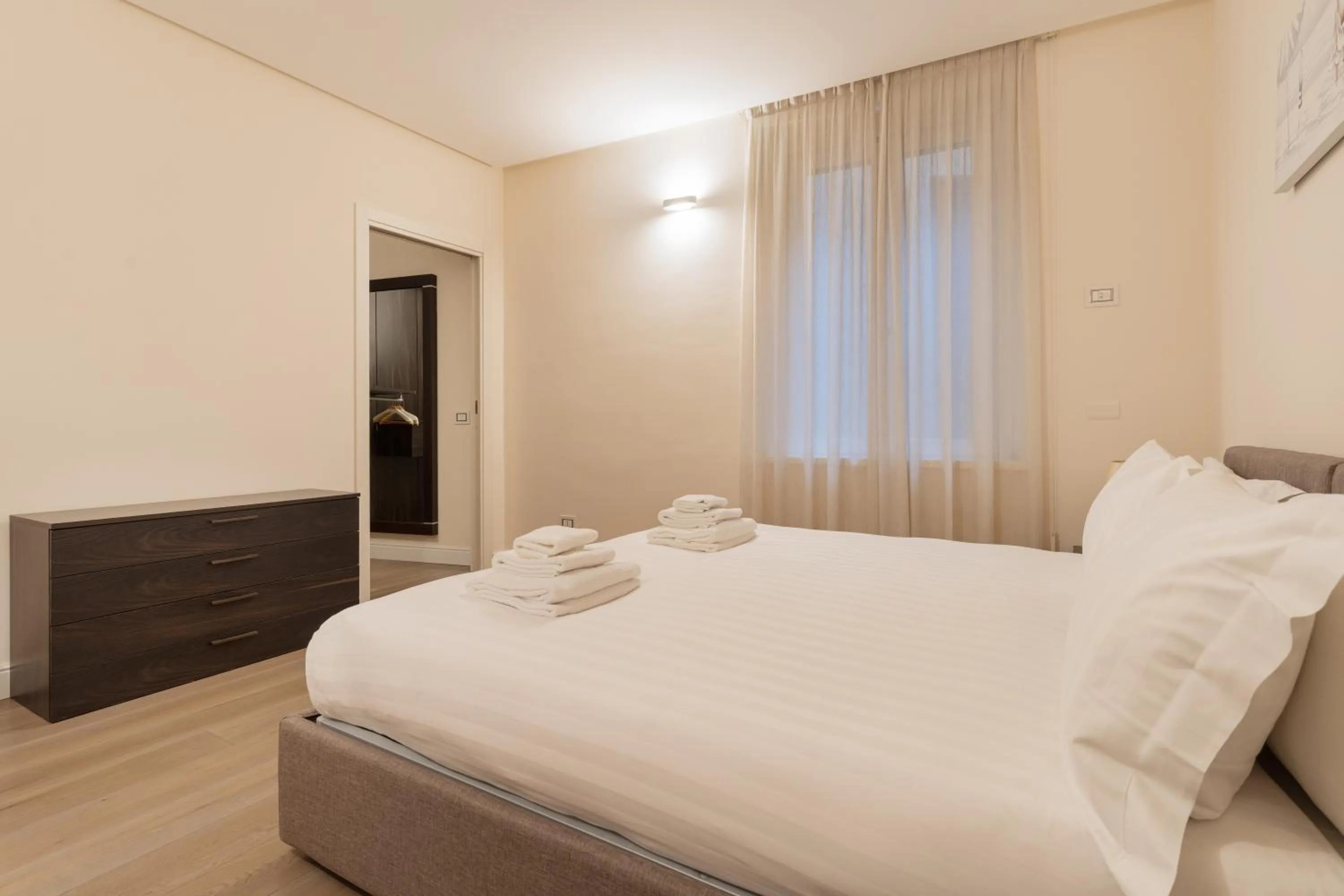 Bedroom, Bed in Brera Apartments in City Center