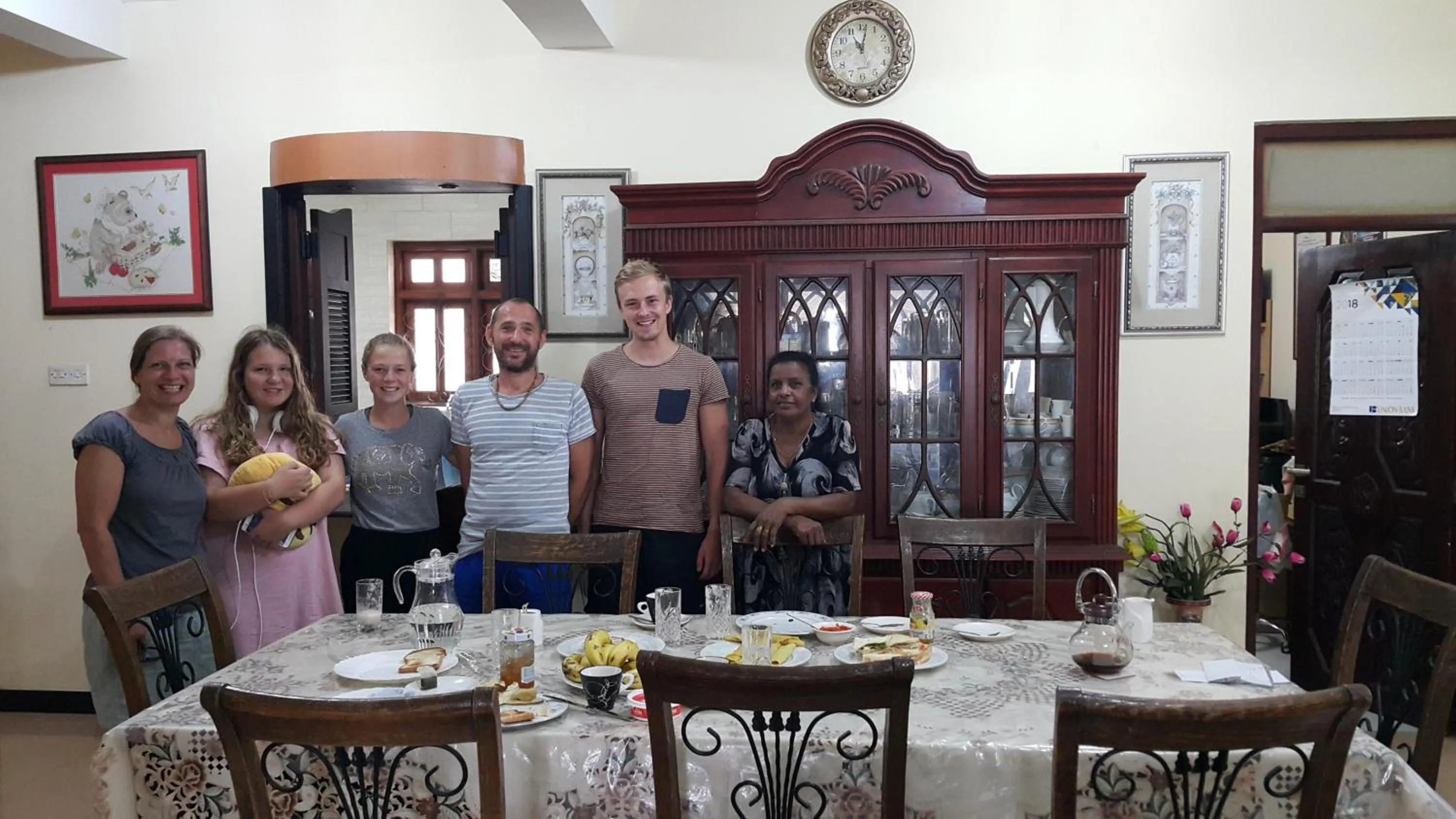 group of guests in Resident View Homestay