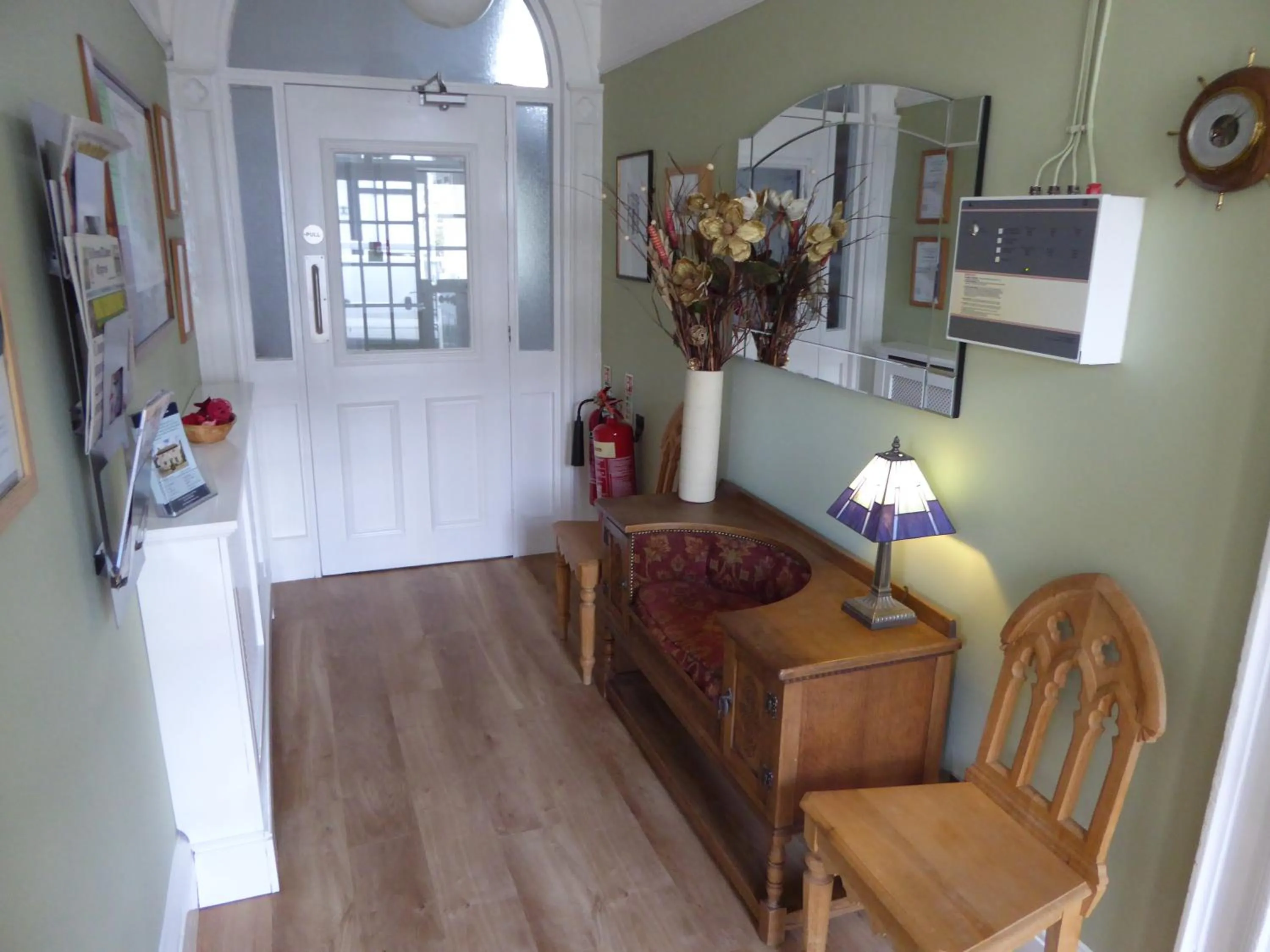 Lobby or reception in The Grange Guest House