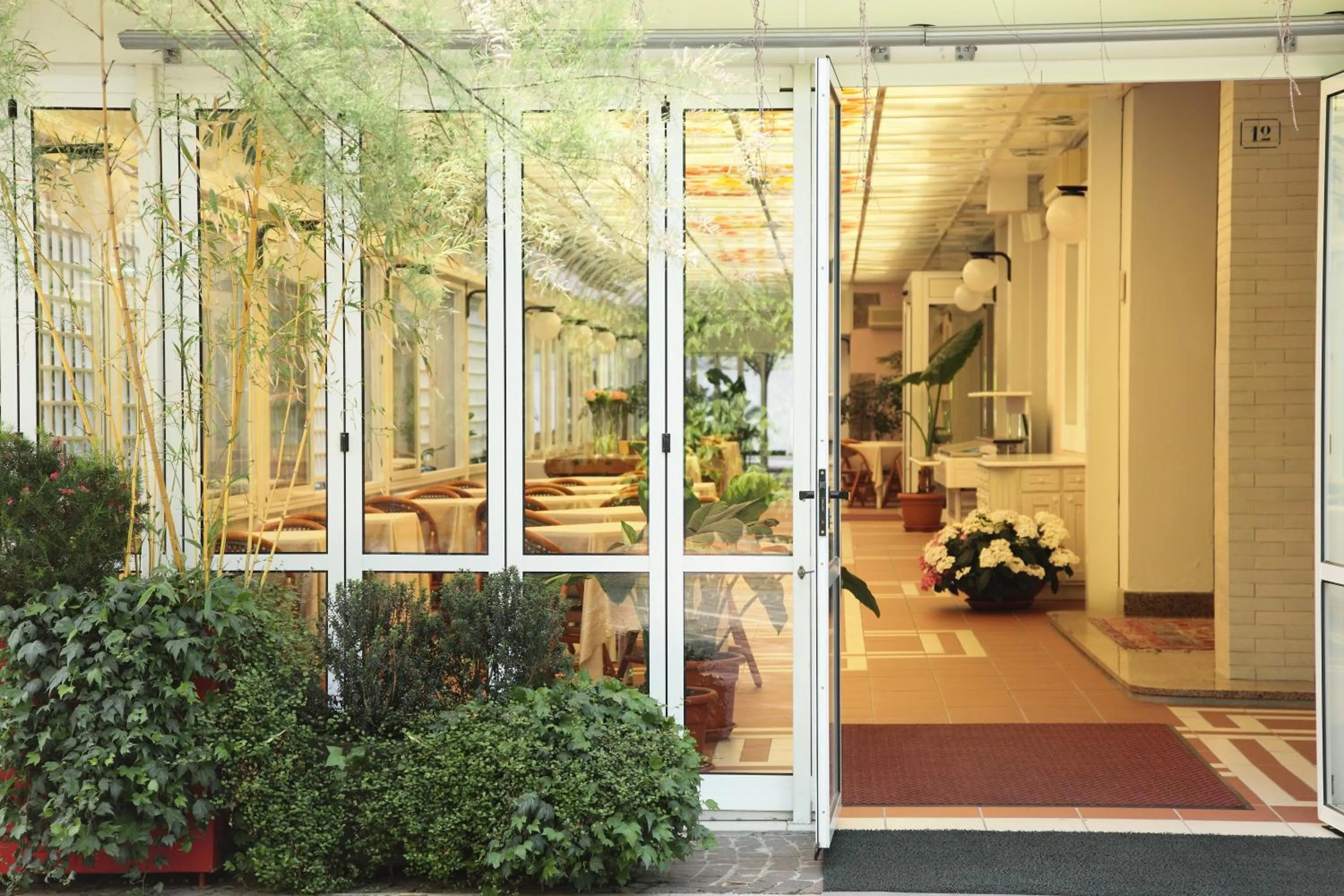Facade/entrance in Hotel Abbazia