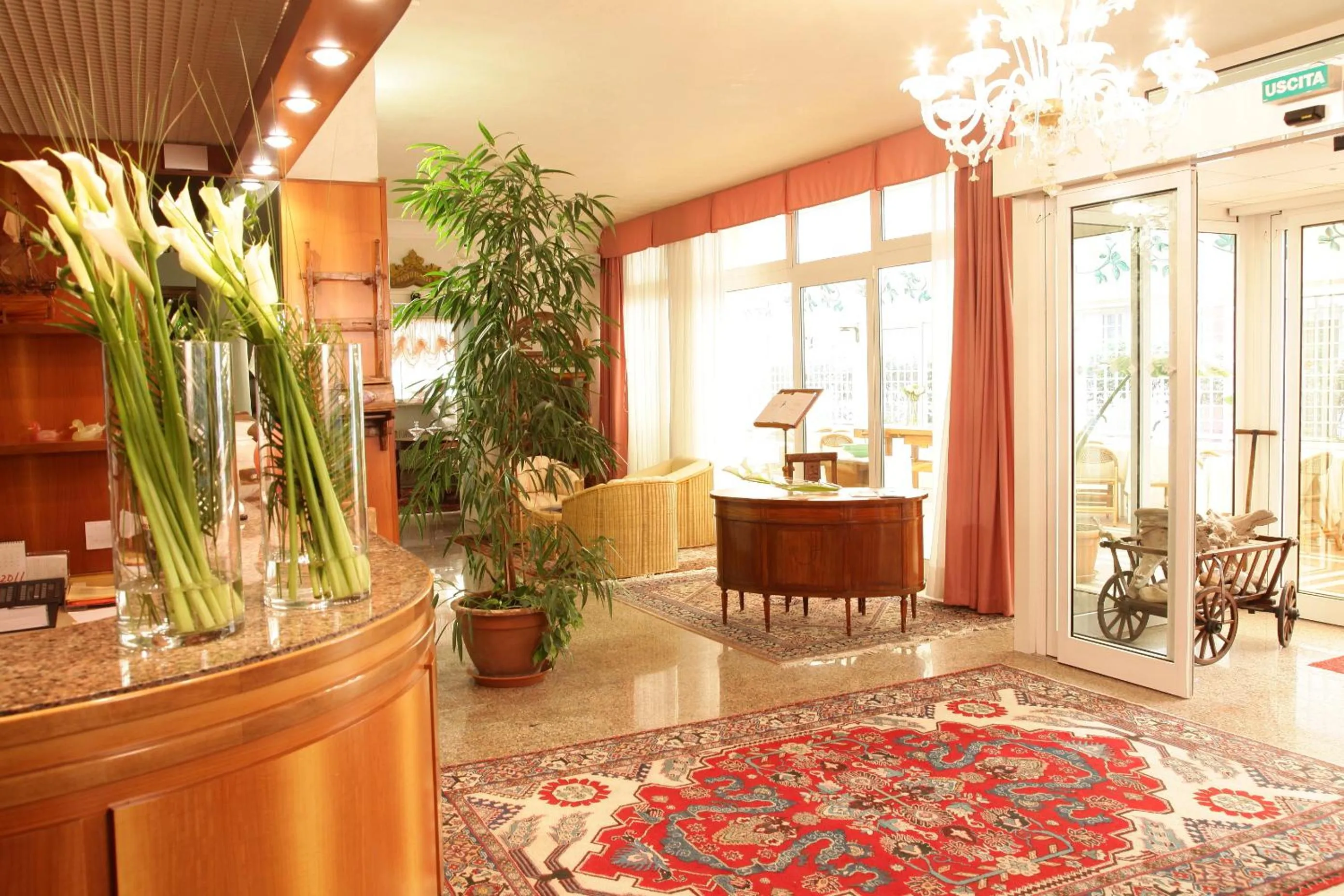 Lobby or reception in Hotel Abbazia