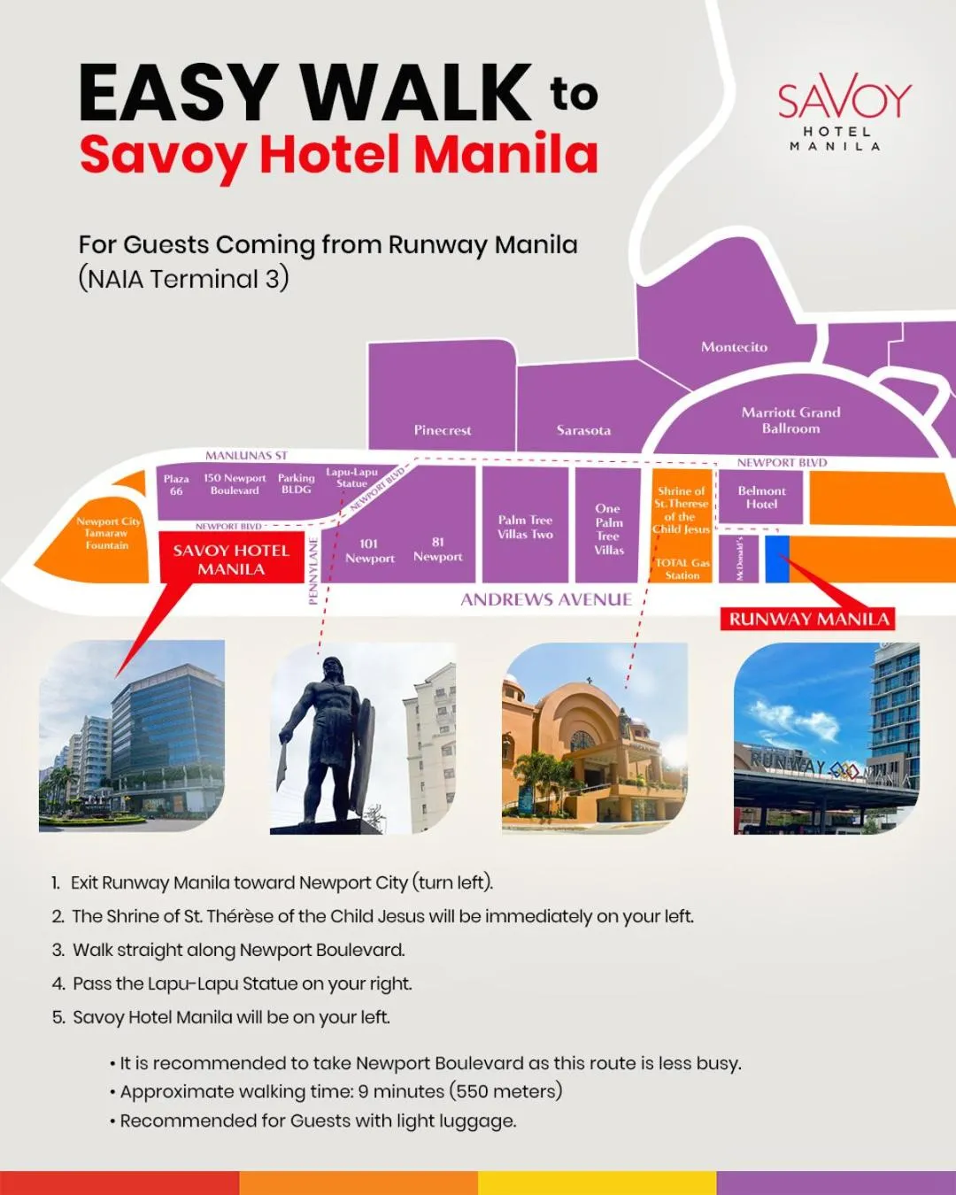Savoy Hotel Manila near Airport NAIA Terminal 3 MNL
