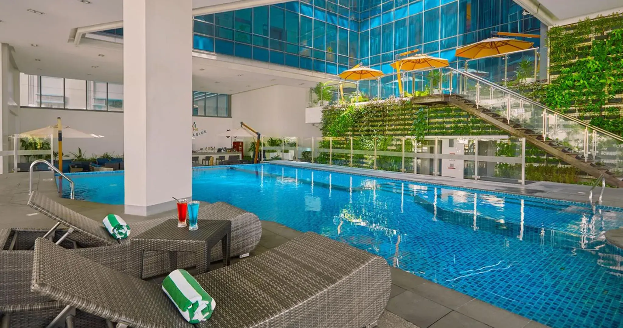 Swimming pool in Savoy Hotel Manila near Airport NAIA Terminal 3 MNL Swimming pool in Savoy Hotel Manila near Airport NAIA Terminal 3 MNL