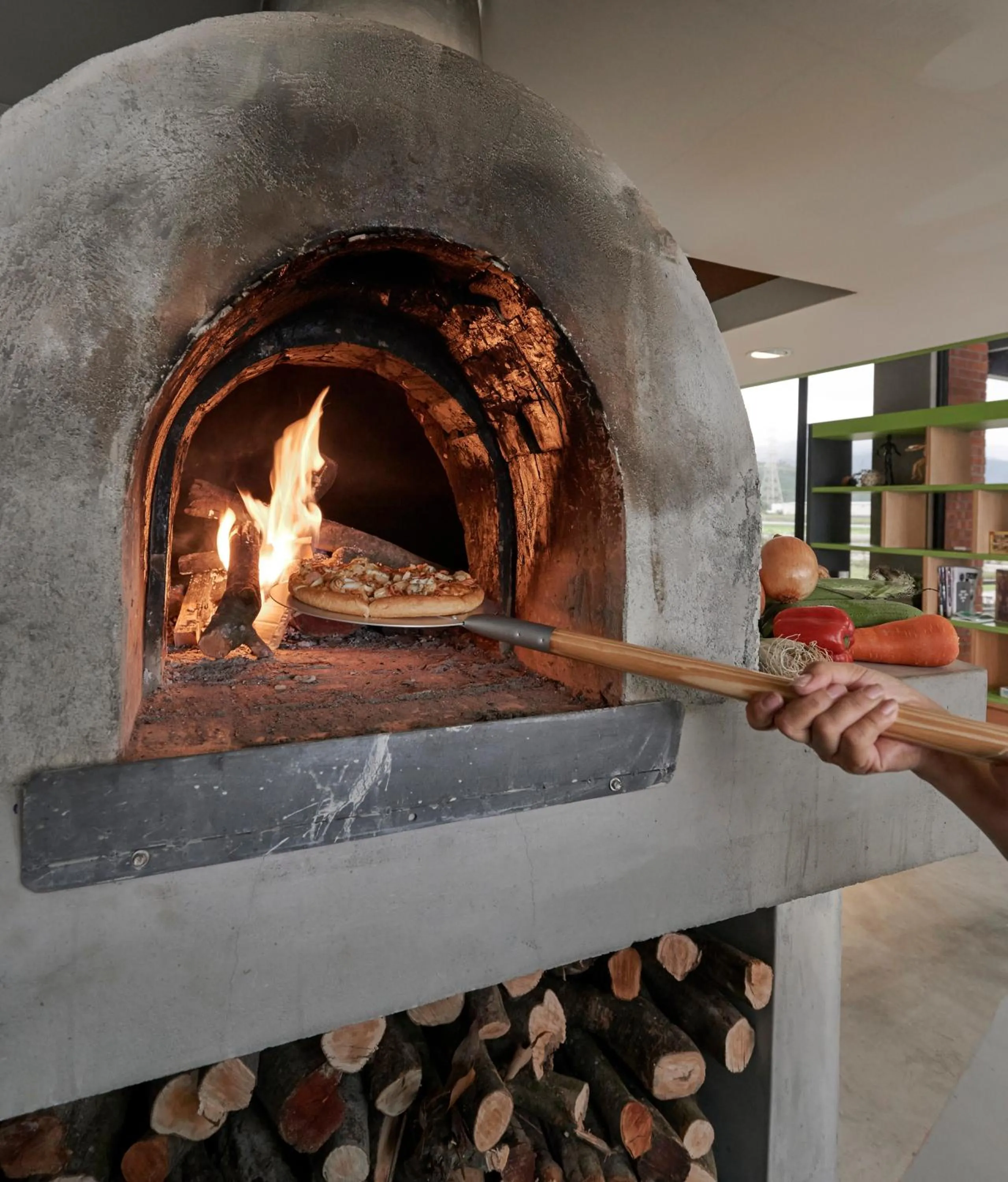 BBQ facilities in Enjoy Sanheyuan