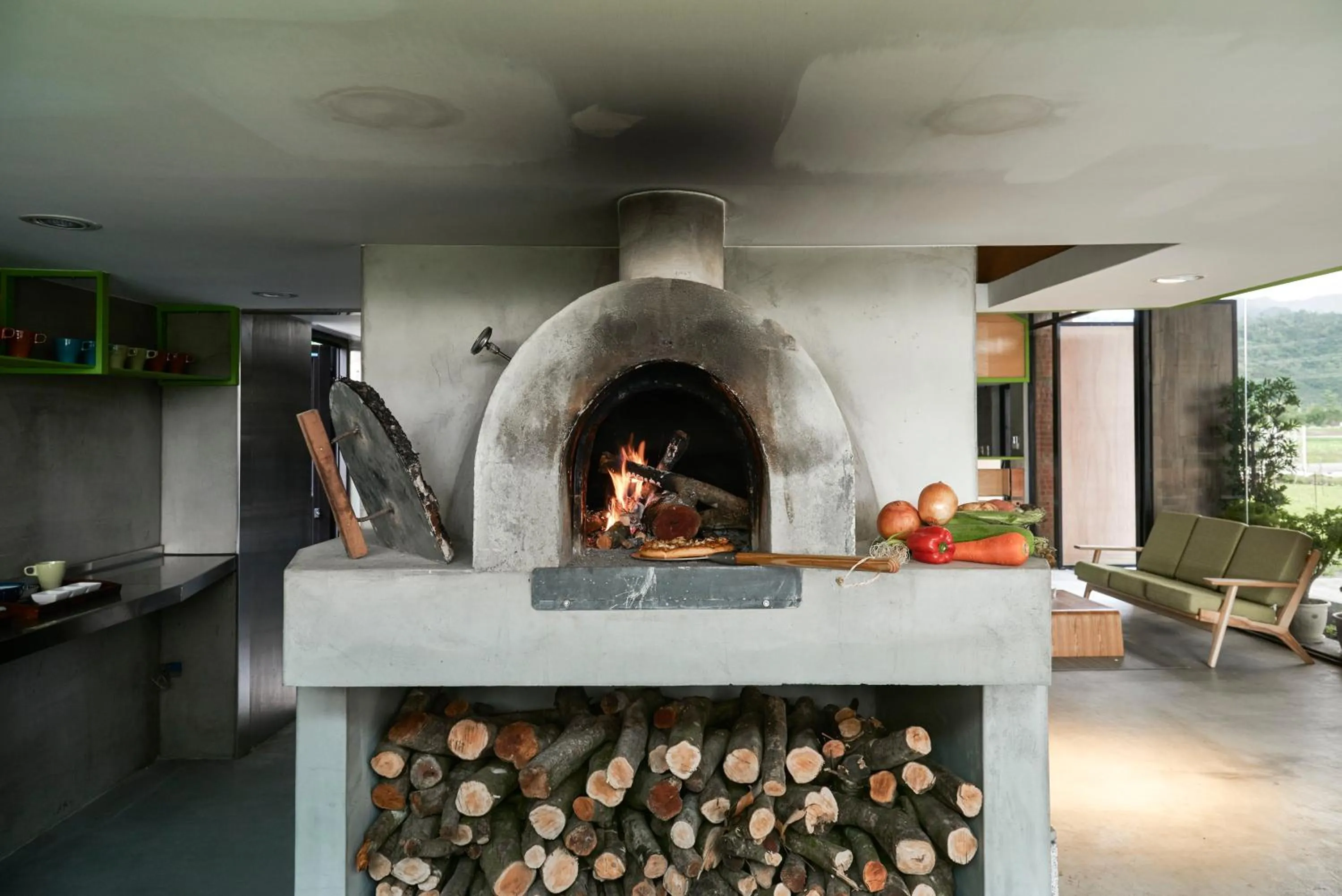 BBQ facilities in Enjoy Sanheyuan