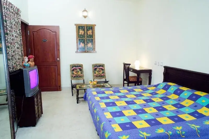 Bed in Deshadan Cliff & Beach Resort,Varkala Bed in Deshadan Cliff & Beach Resort,Varkala