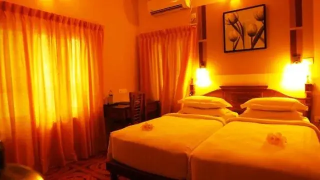 Bed in Deshadan Cliff & Beach Resort,Varkala Bed in Deshadan Cliff & Beach Resort,Varkala