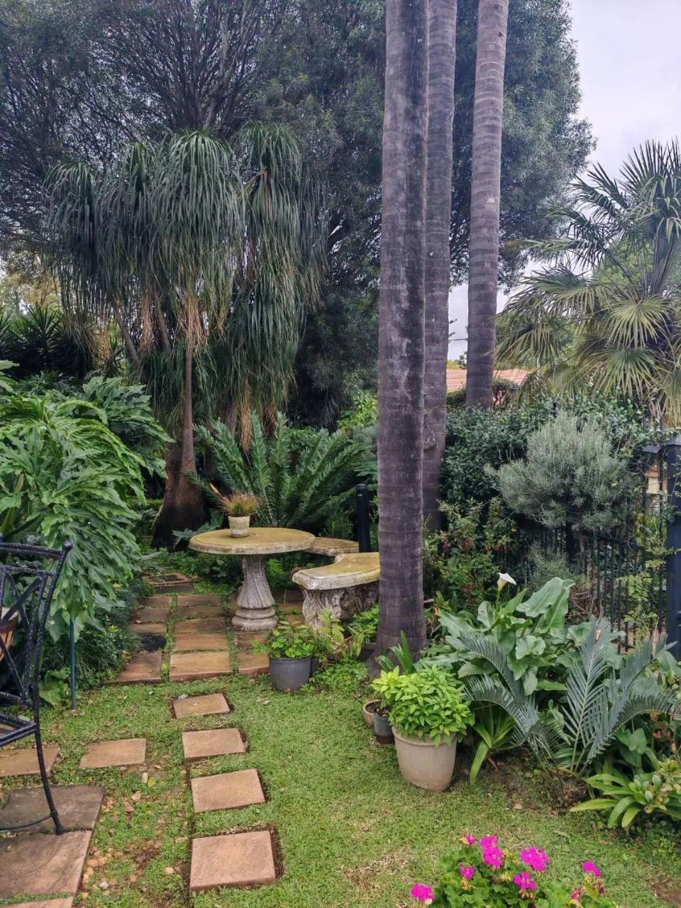 Garden in Three Olives Guesthouse