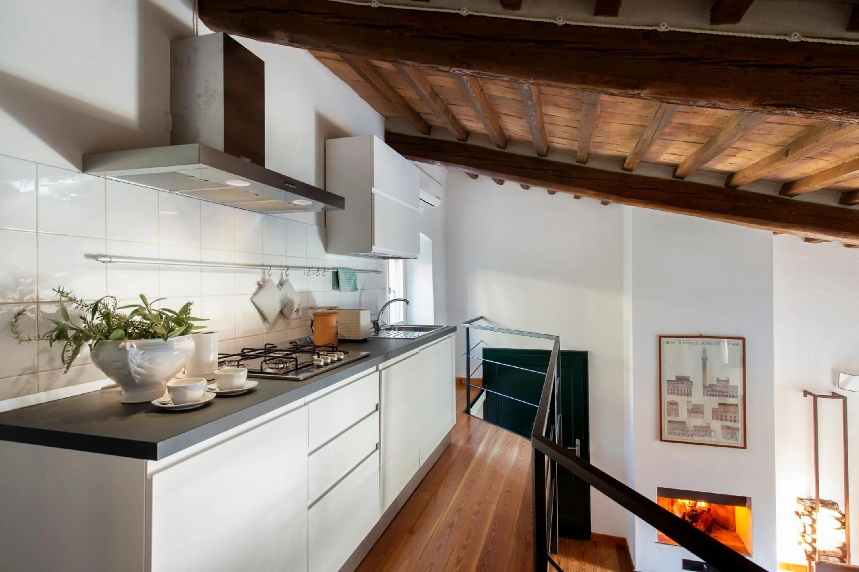 Kitchen or kitchenette in Porta Castellana B&B - Apartment