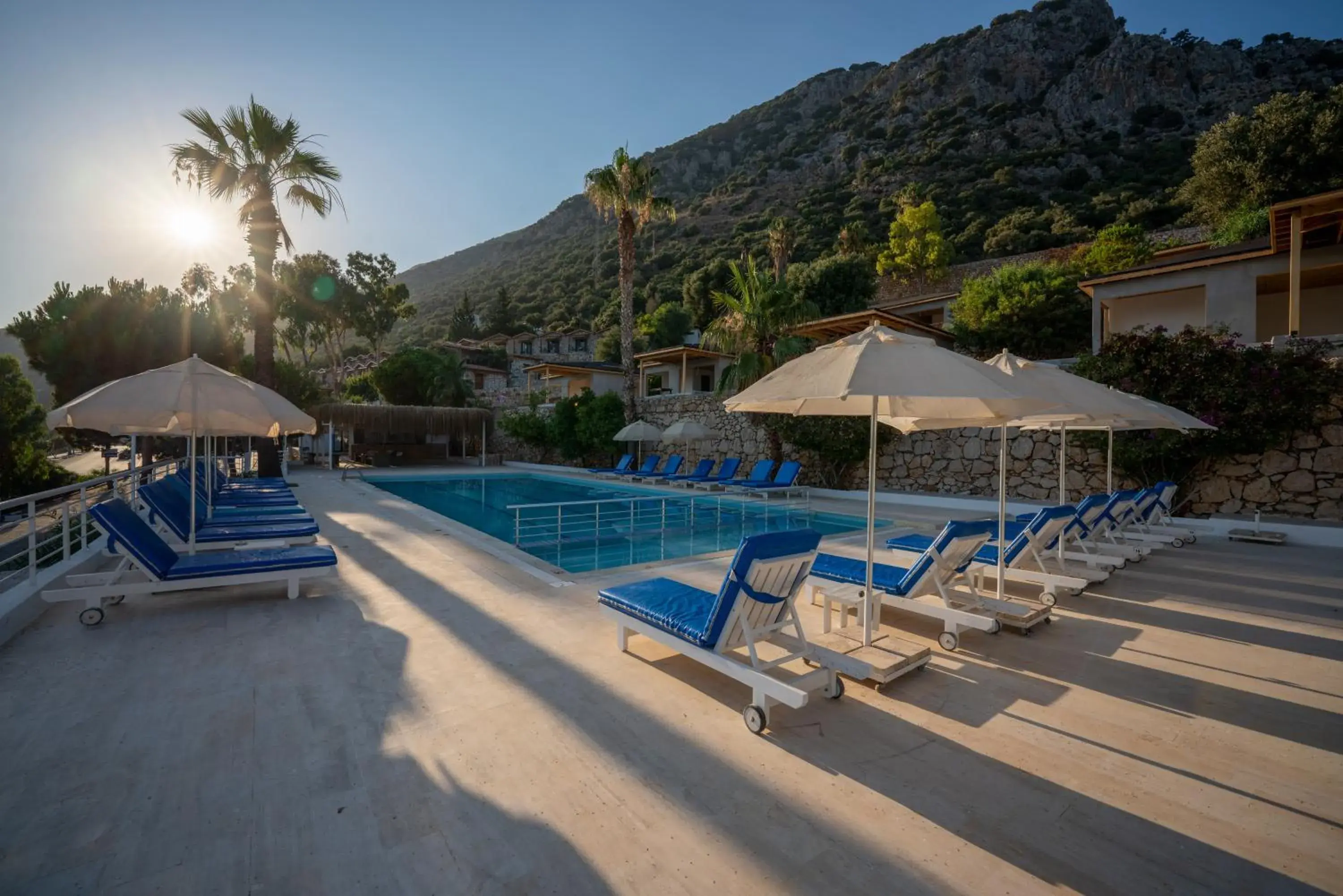 Pool view in Kas Marin Hotel Pool view in Kas Marin Hotel