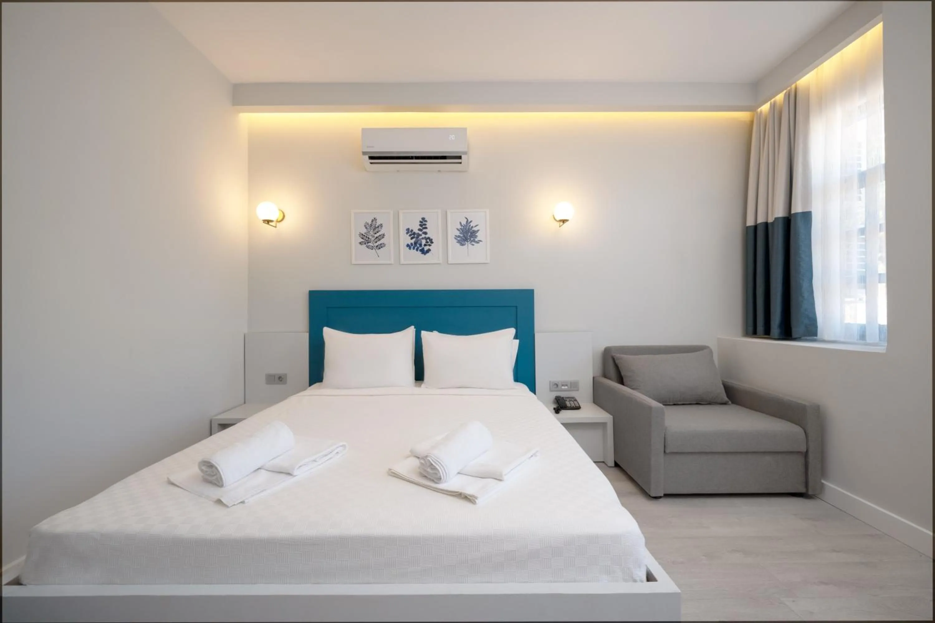 Bed in Kas Marin Hotel