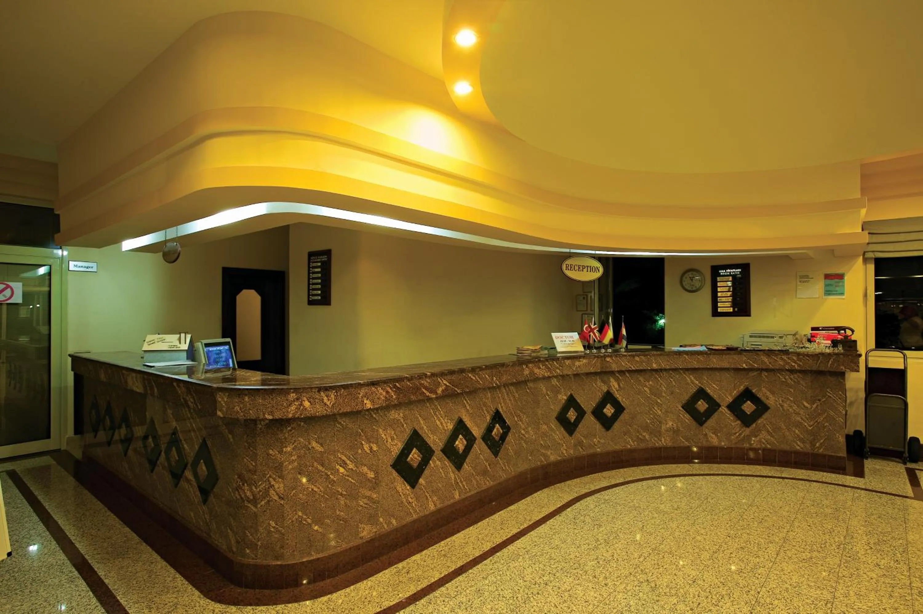 Lobby or reception in Side Palm D'or Hotel