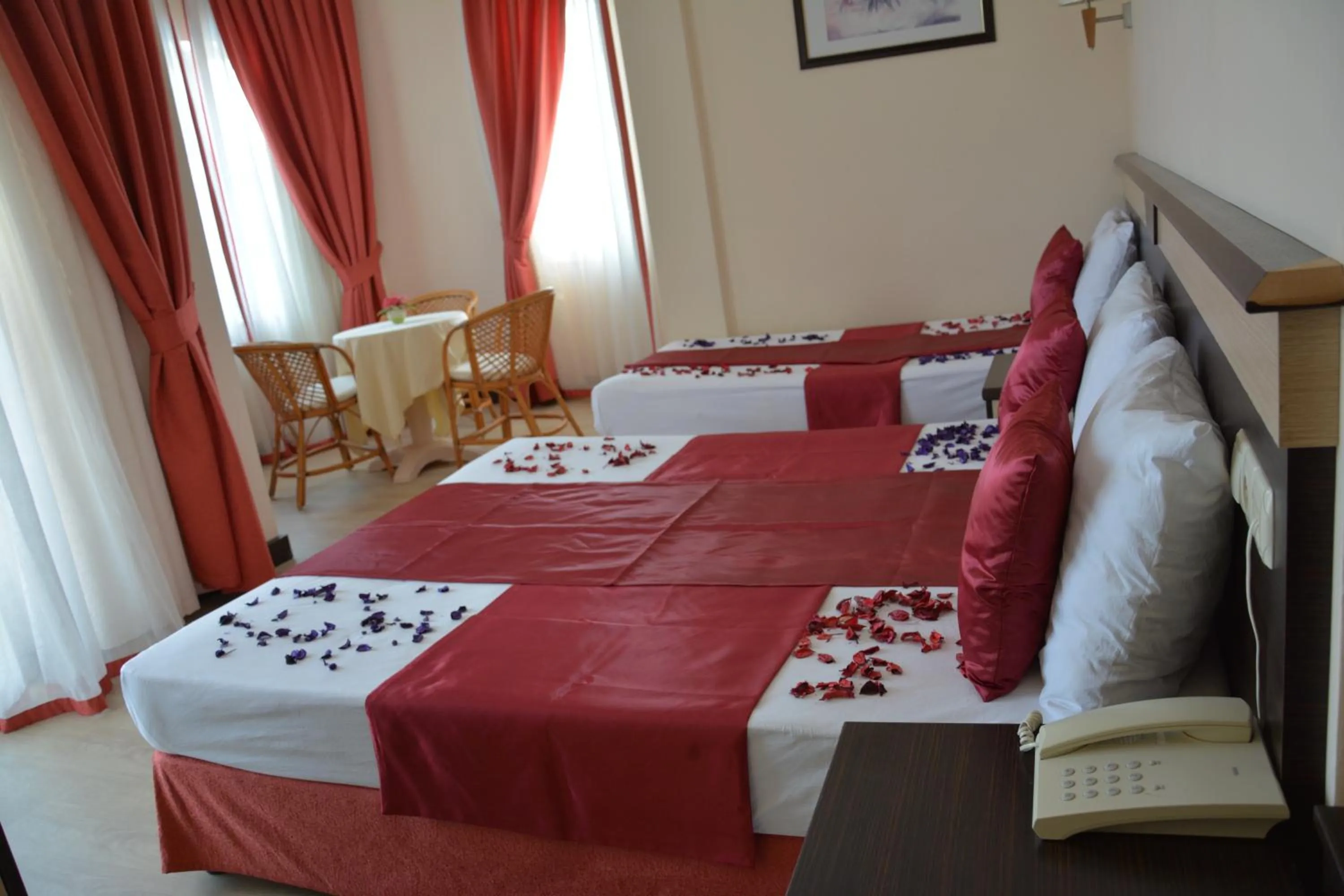 Decorative detail, Bed in Yavuzhan Hotel