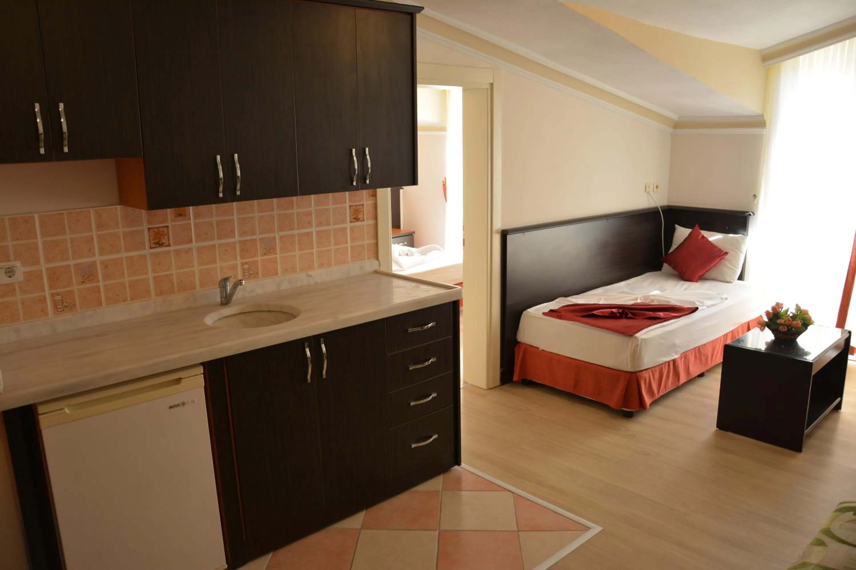 Decorative detail, Bed in Yavuzhan Hotel