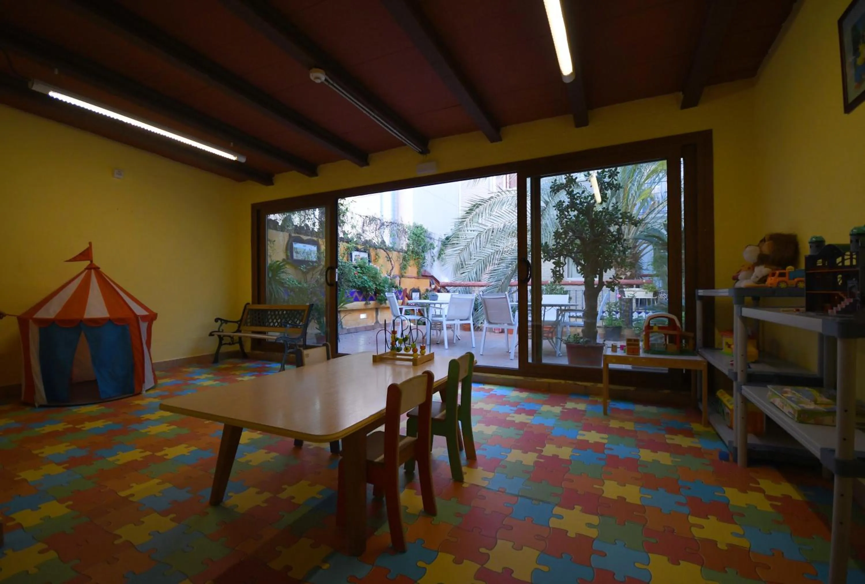 Children play ground in El Camí Hotel