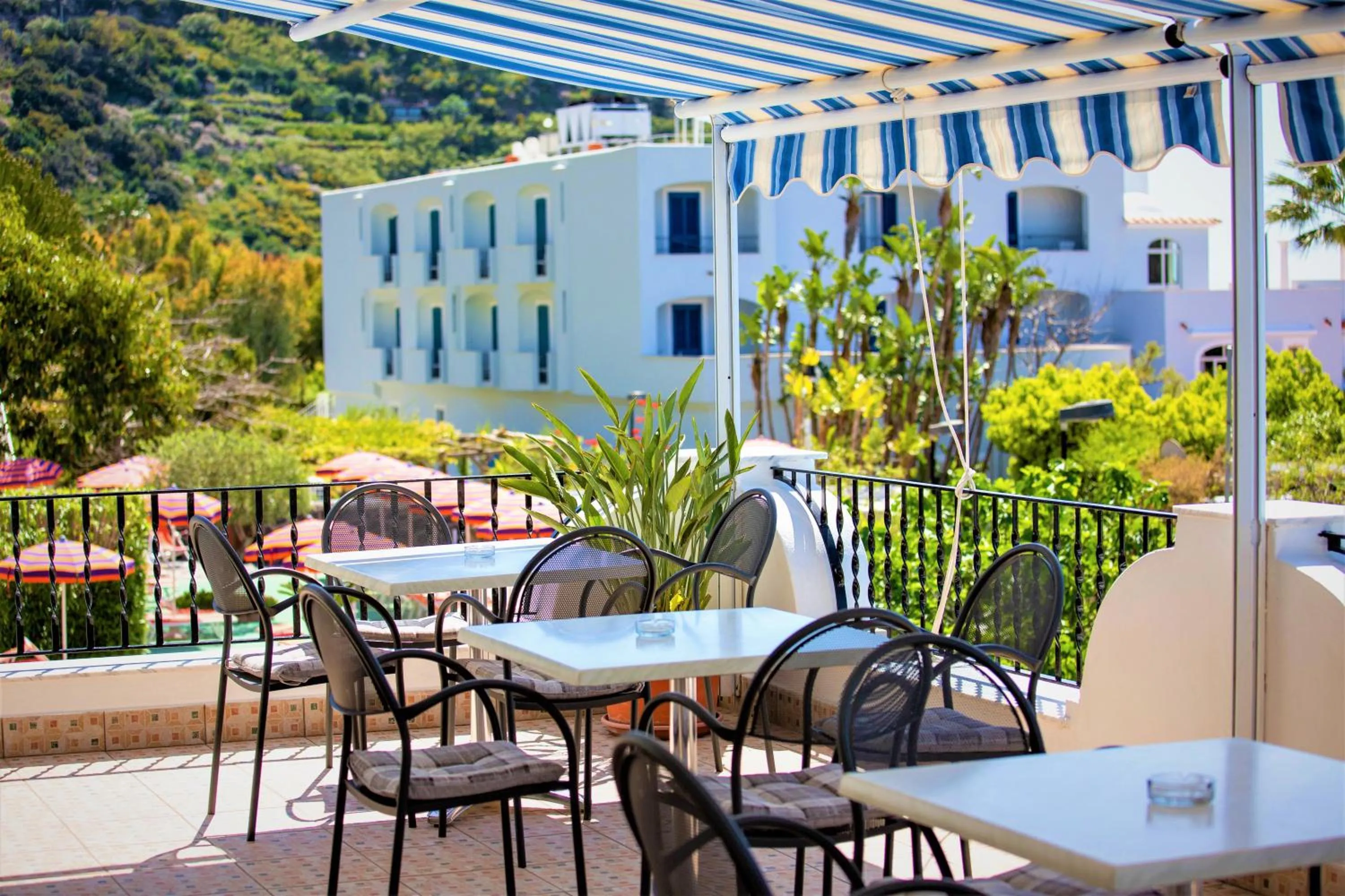 Patio in Hotel La Mandorla