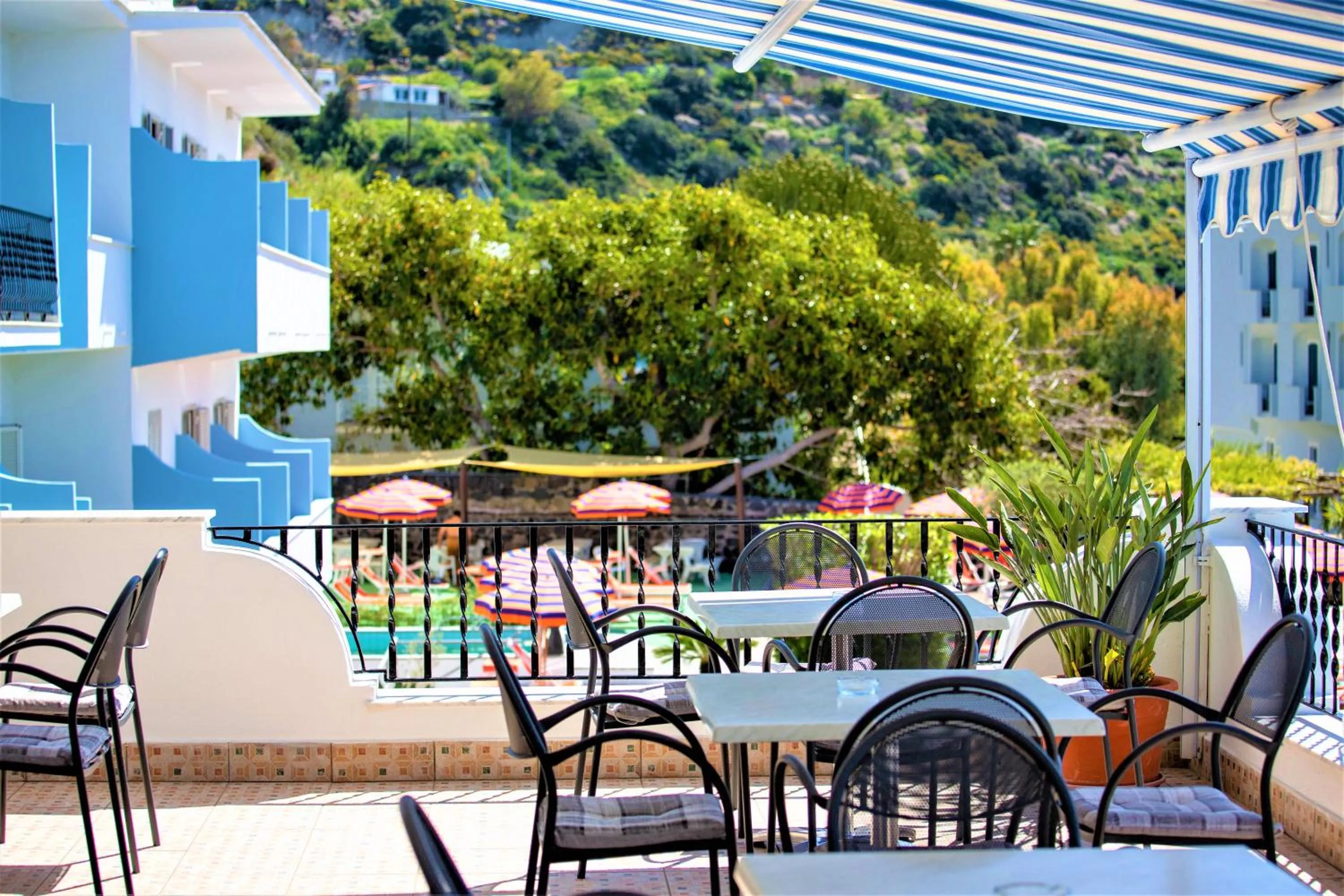 Patio in Hotel La Mandorla