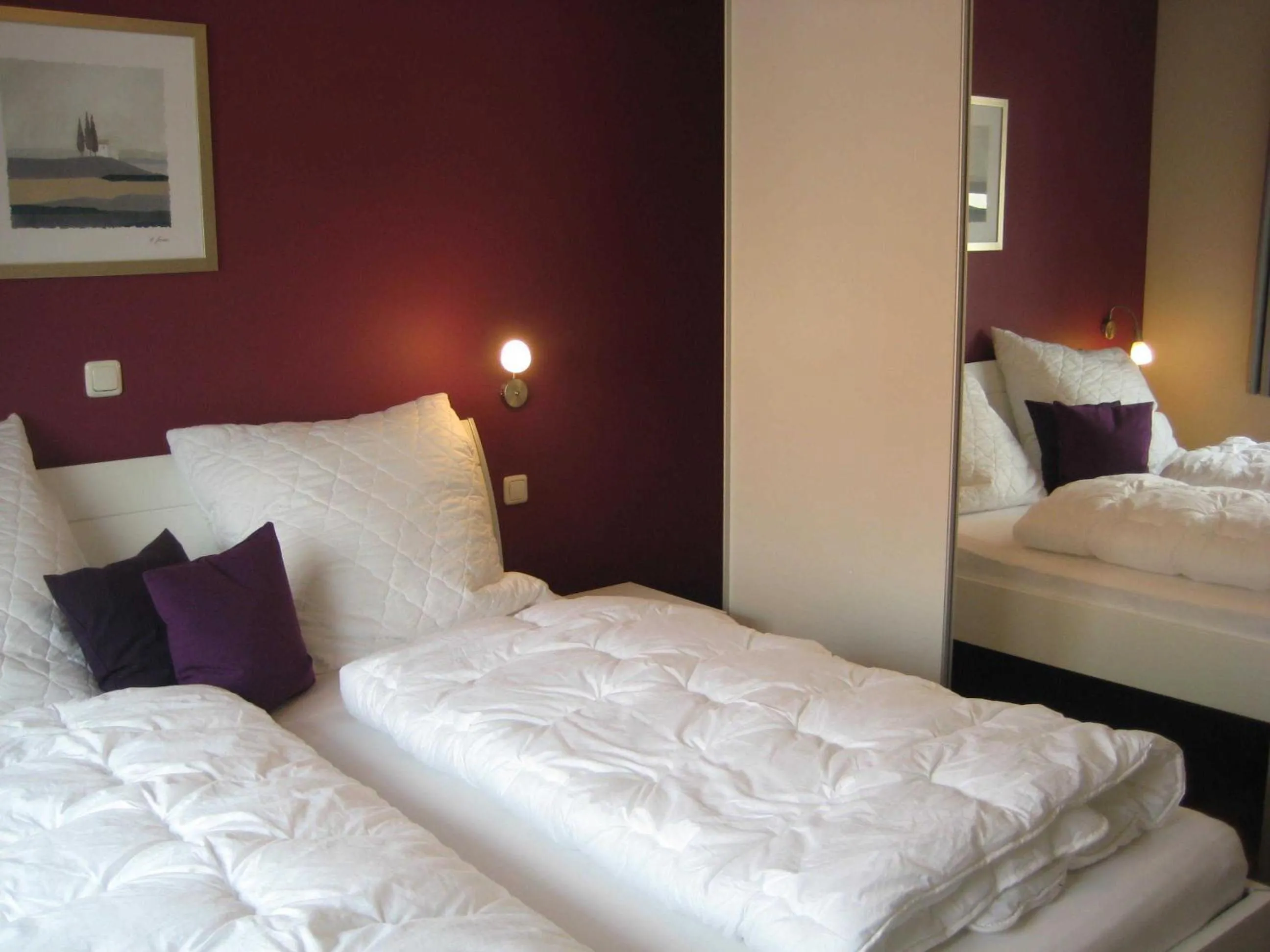 Bed in Appartementhaus Westwind