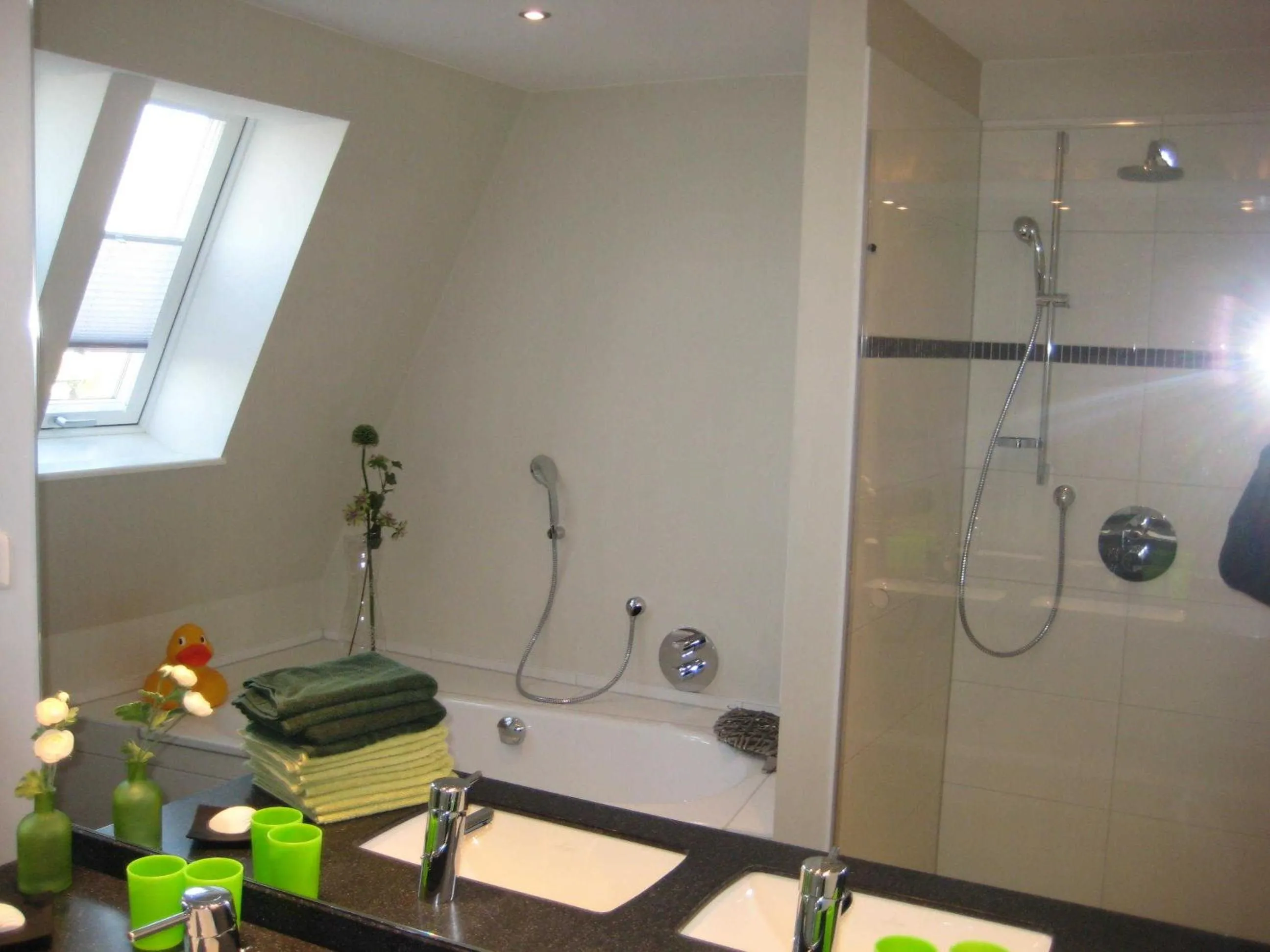 Shower in Appartementhaus Westwind