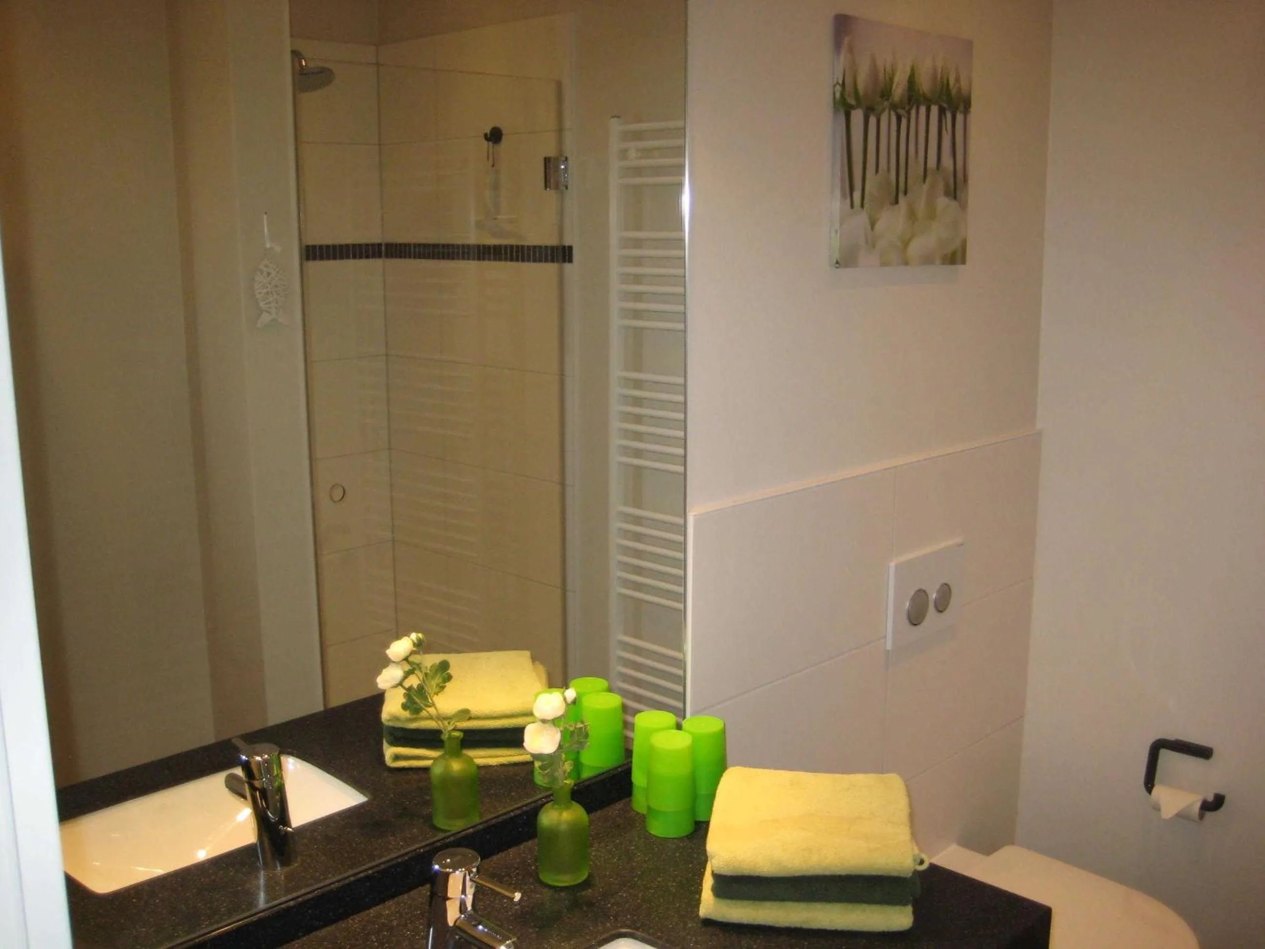 Shower in Appartementhaus Westwind