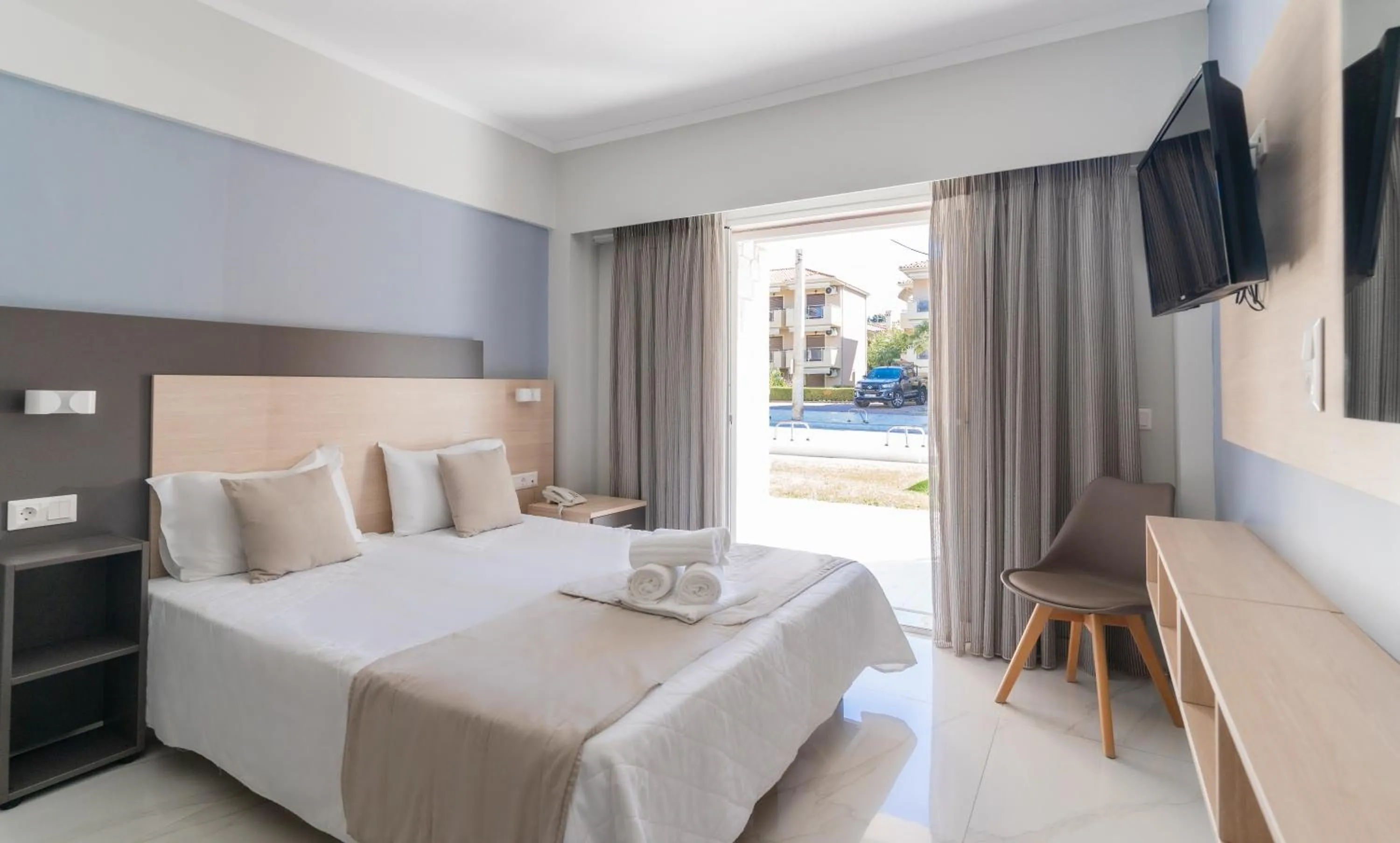 Bed in Siviris Golden Beach