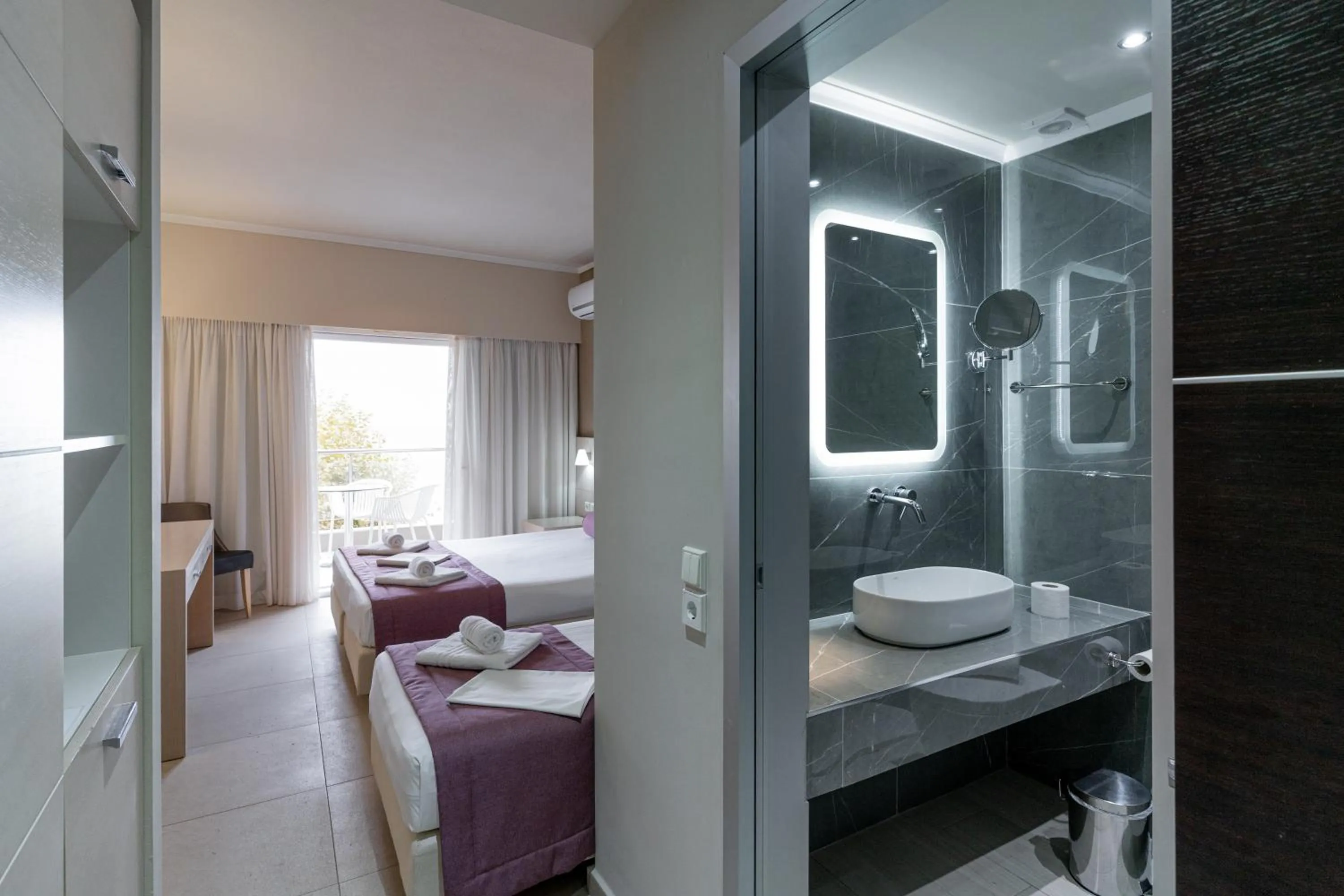 Bed in Siviris Golden Beach