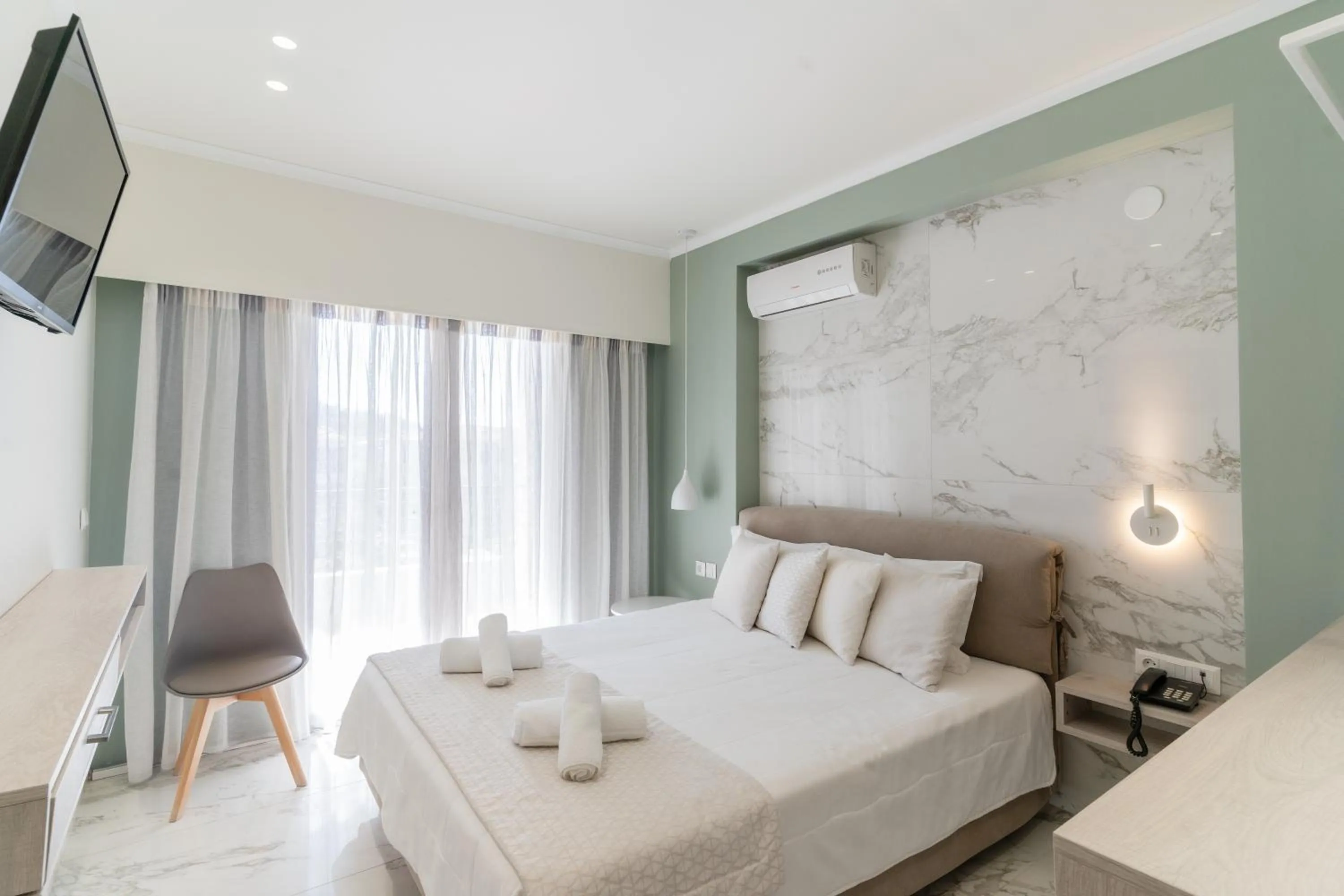 Bed in Siviris Golden Beach