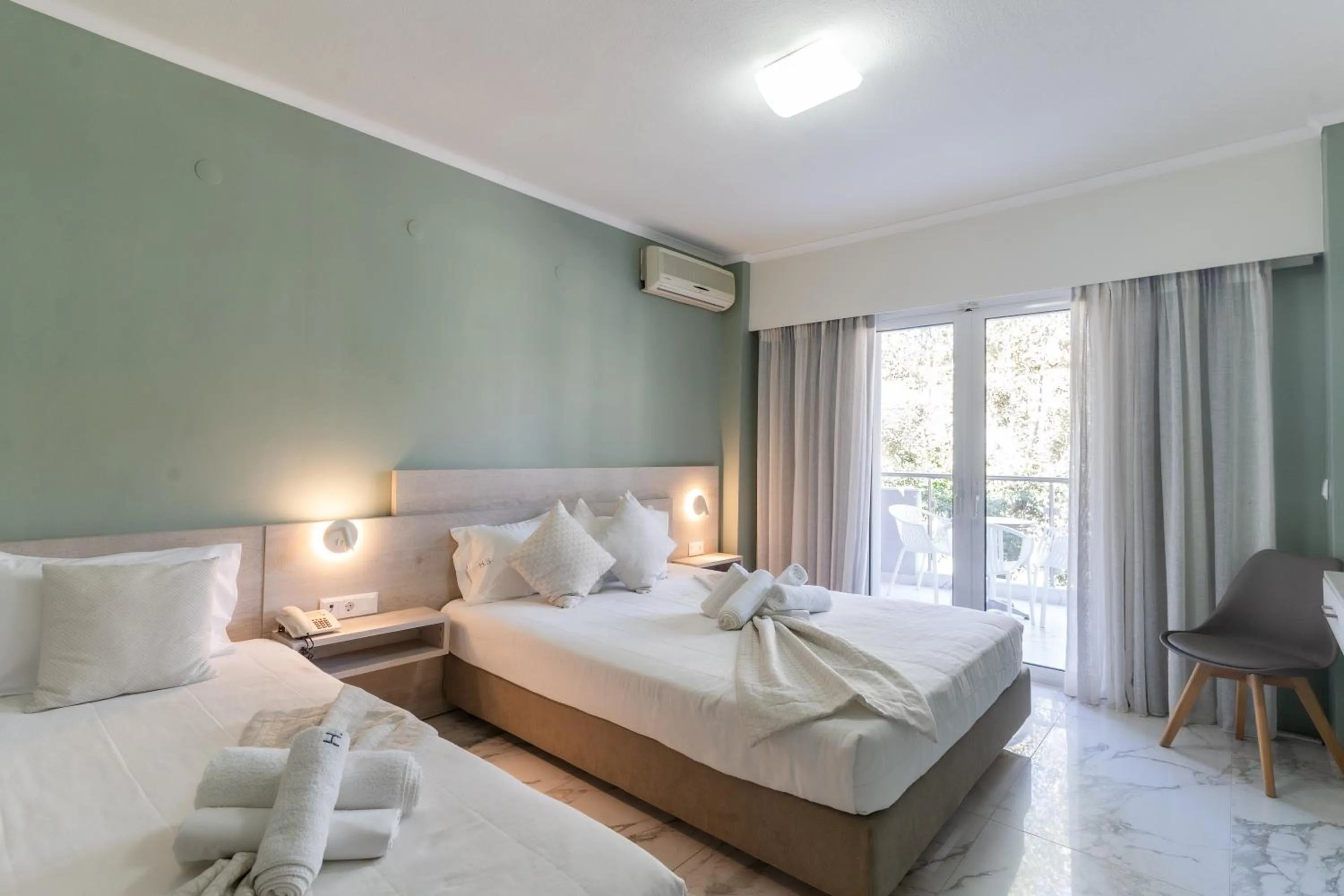 Bed in Siviris Golden Beach