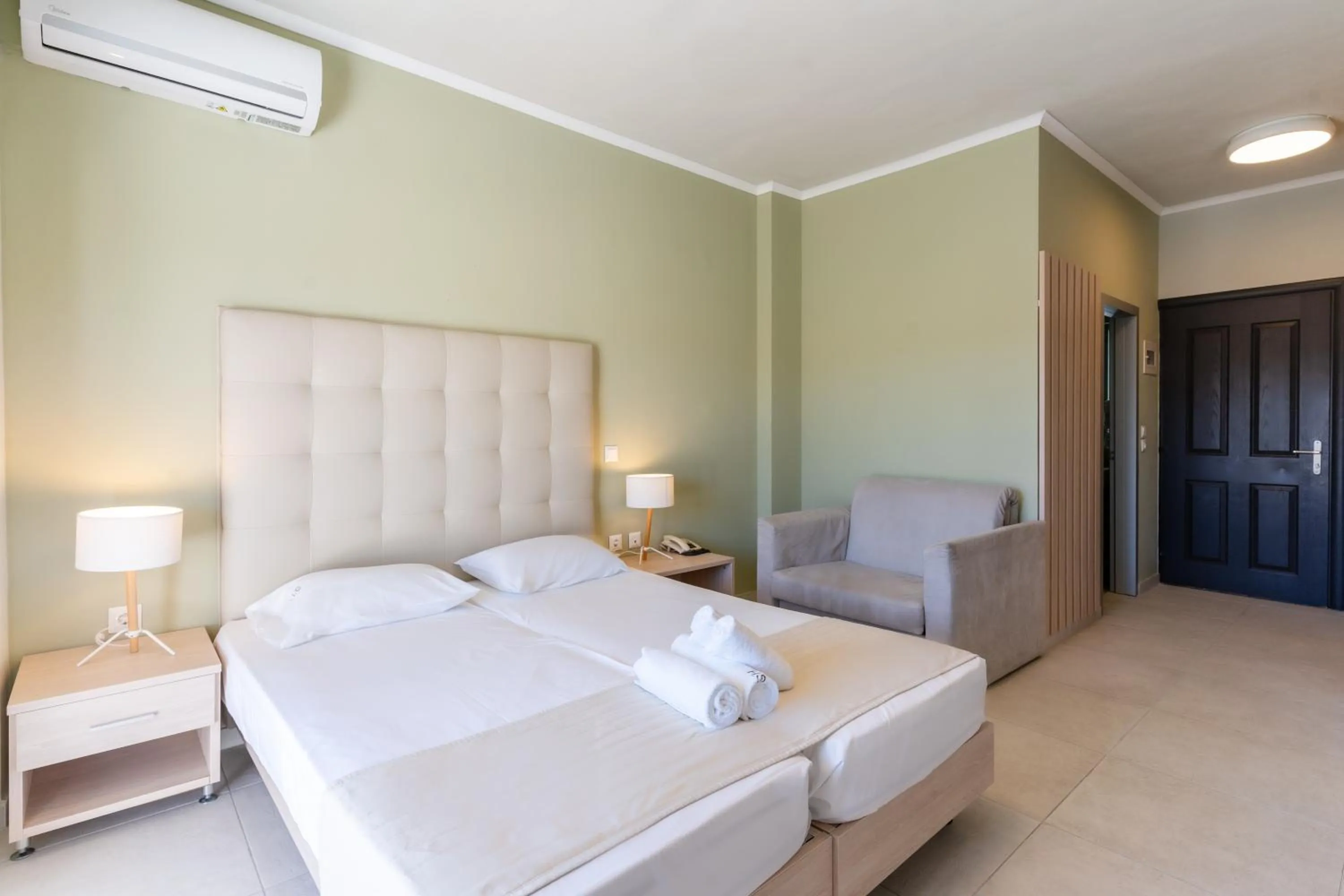 Bed in Siviris Golden Beach