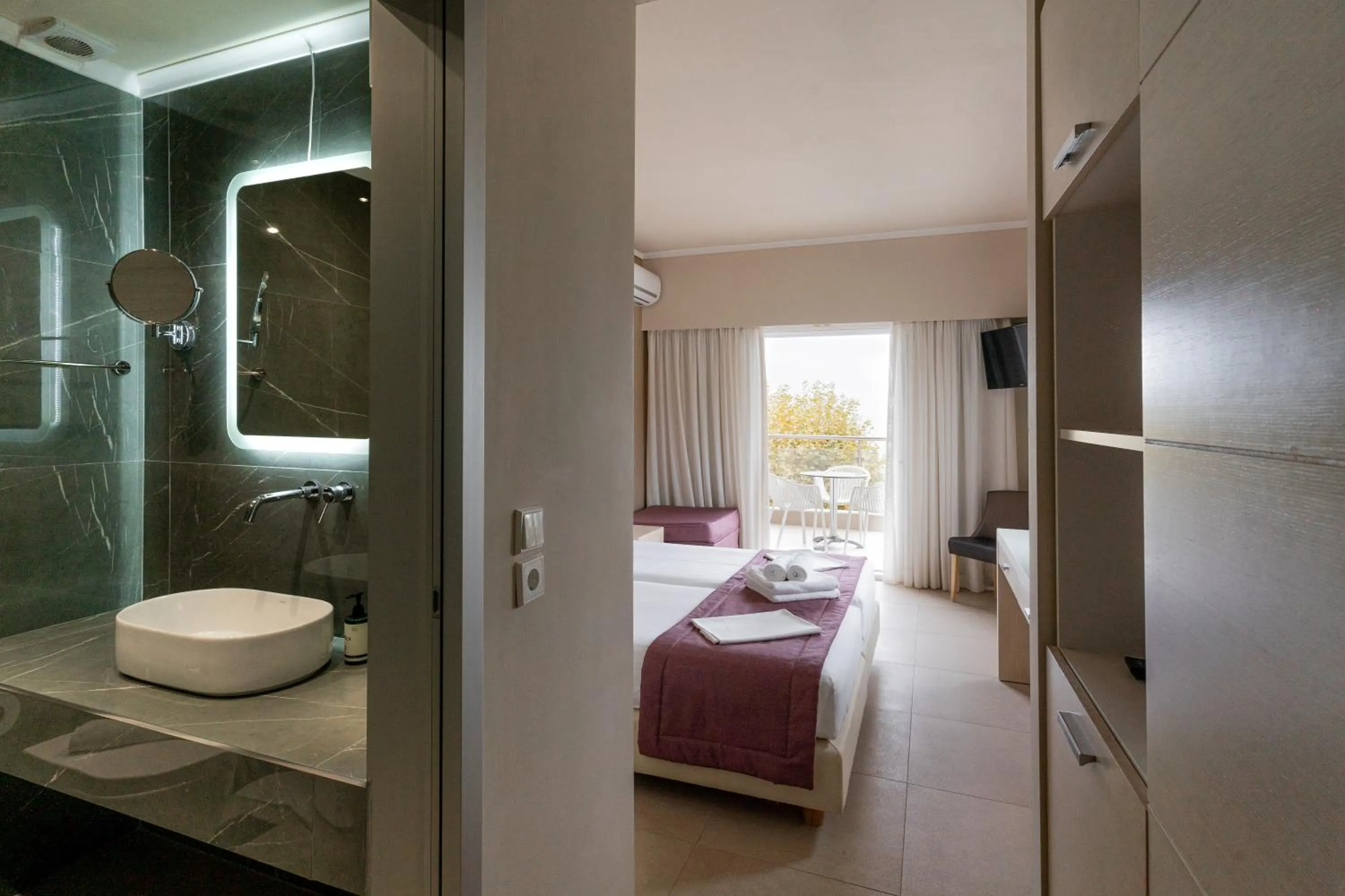 Bed in Siviris Golden Beach