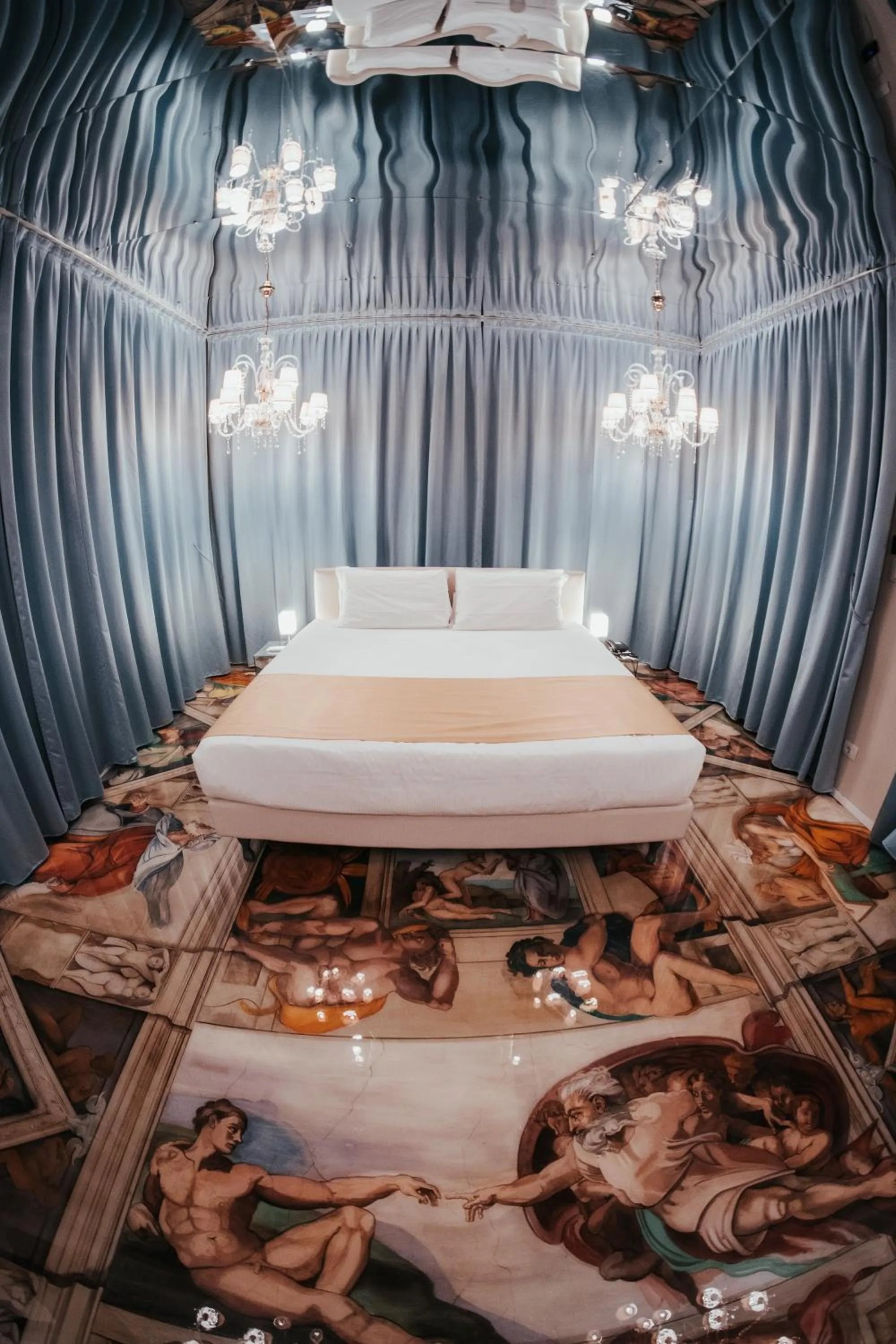 Bed in Emotional Grand Motel