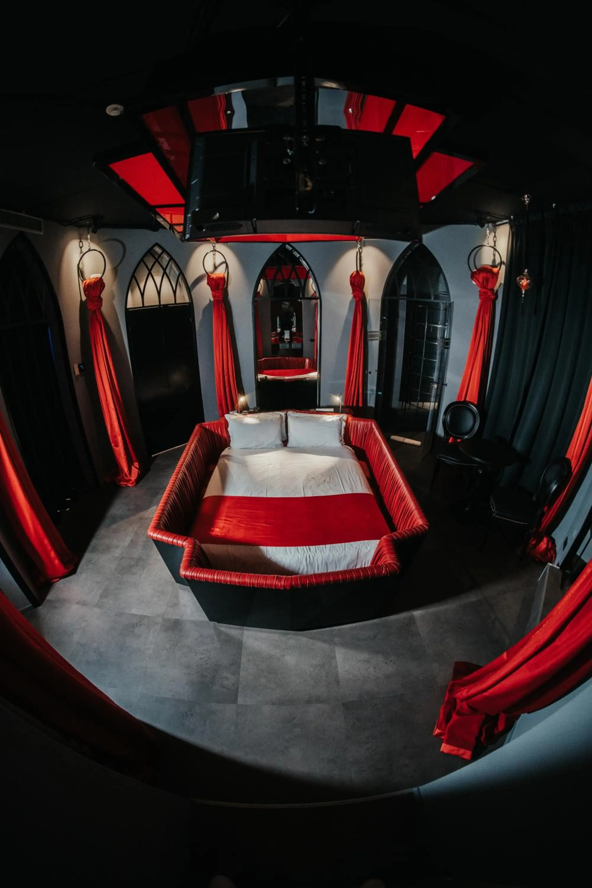 Bed in Emotional Grand Motel