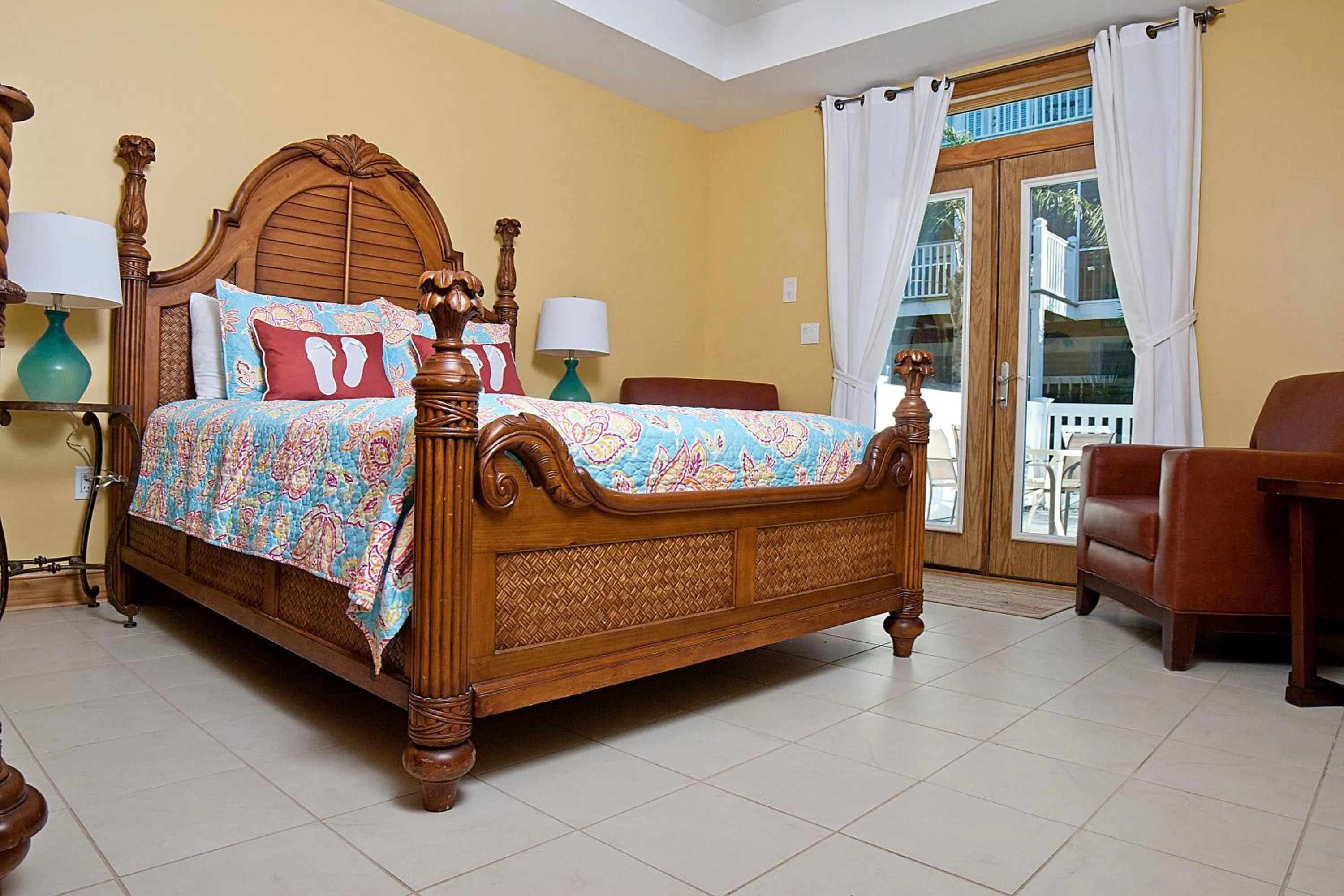 Bed in DeSoto Beach Vacation Properties