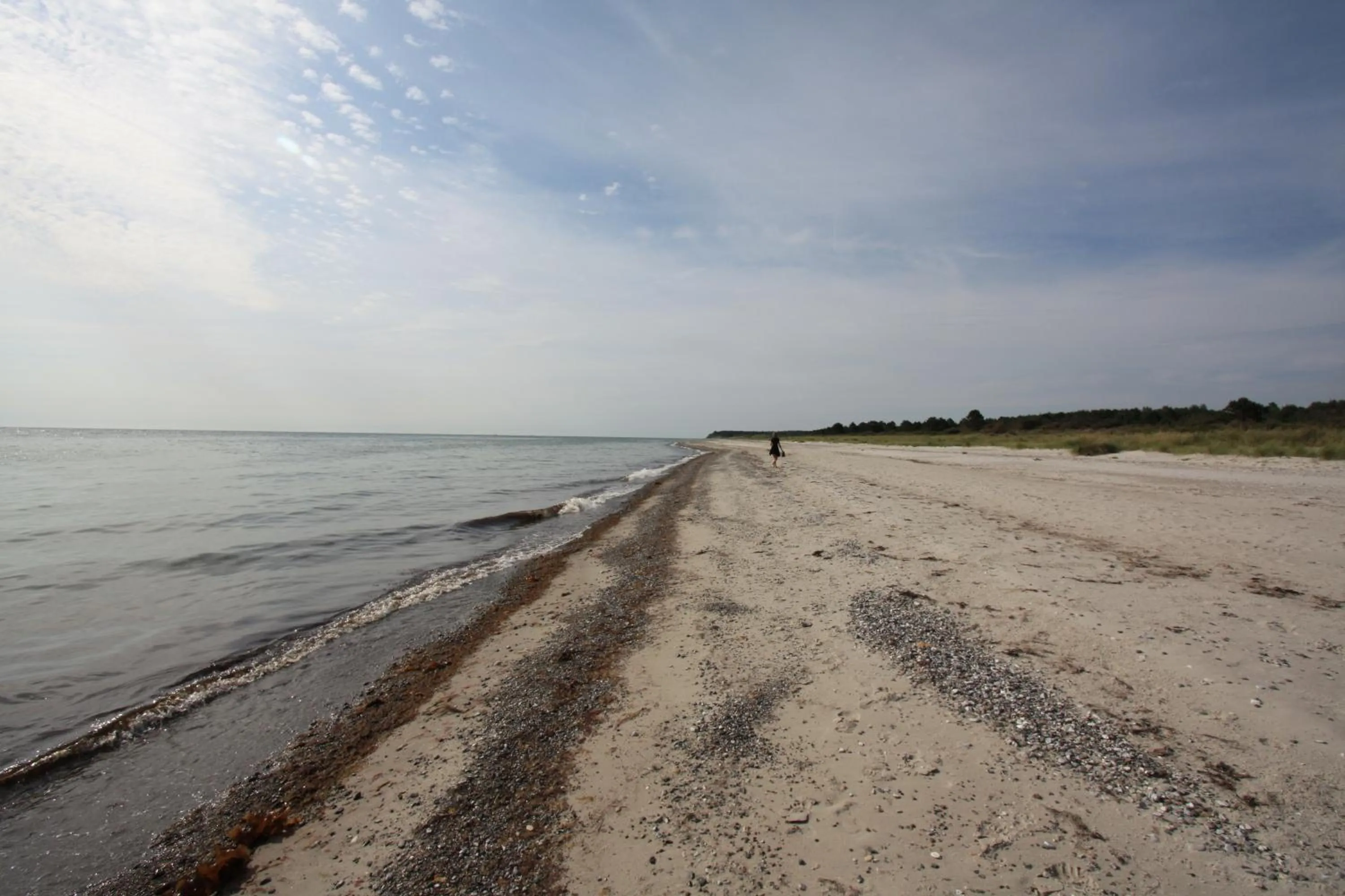 Beach in Hotel Havlund Bed and Breakfast
