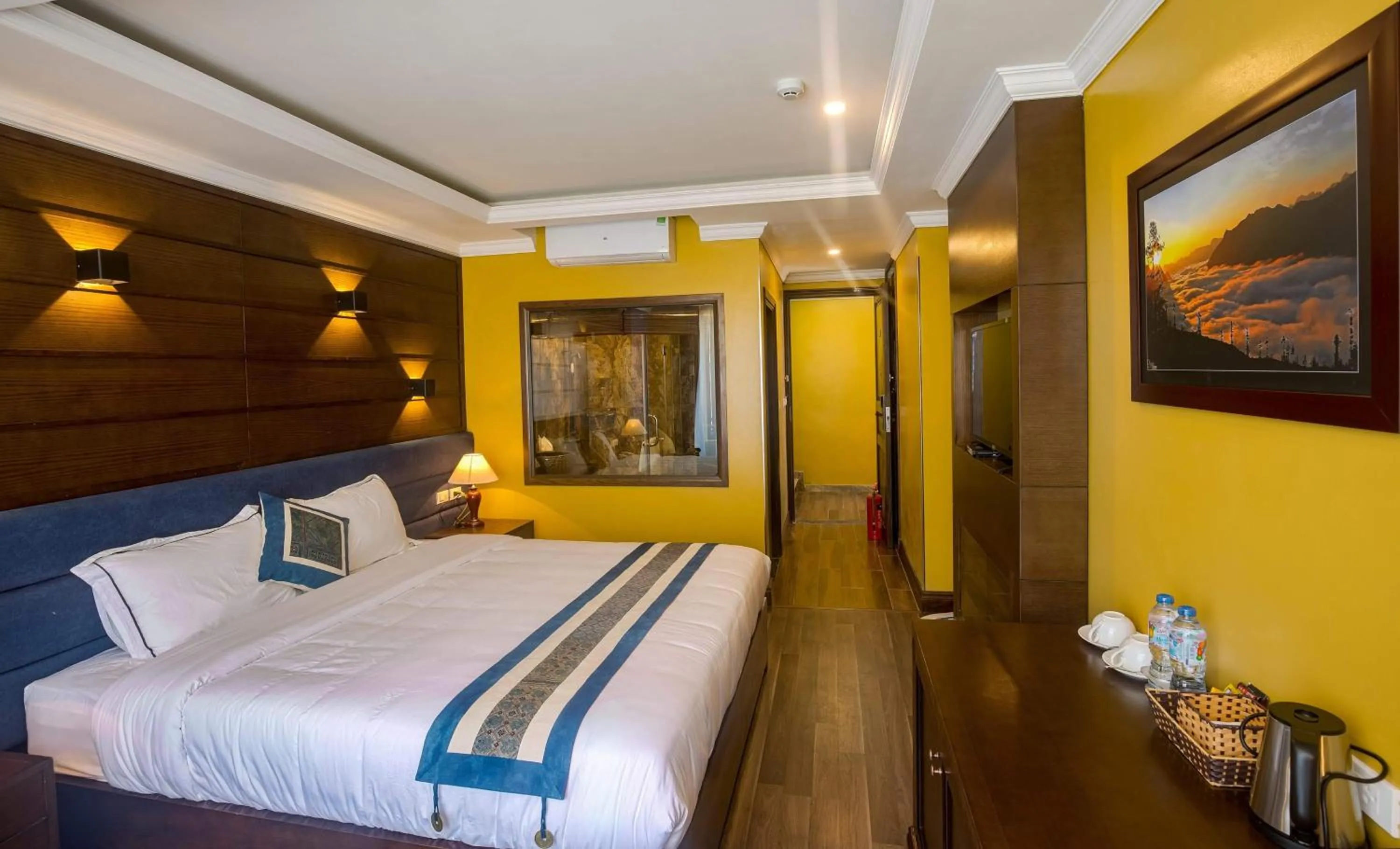 Bed in Nomadtrails Boutique Sapa Hotel