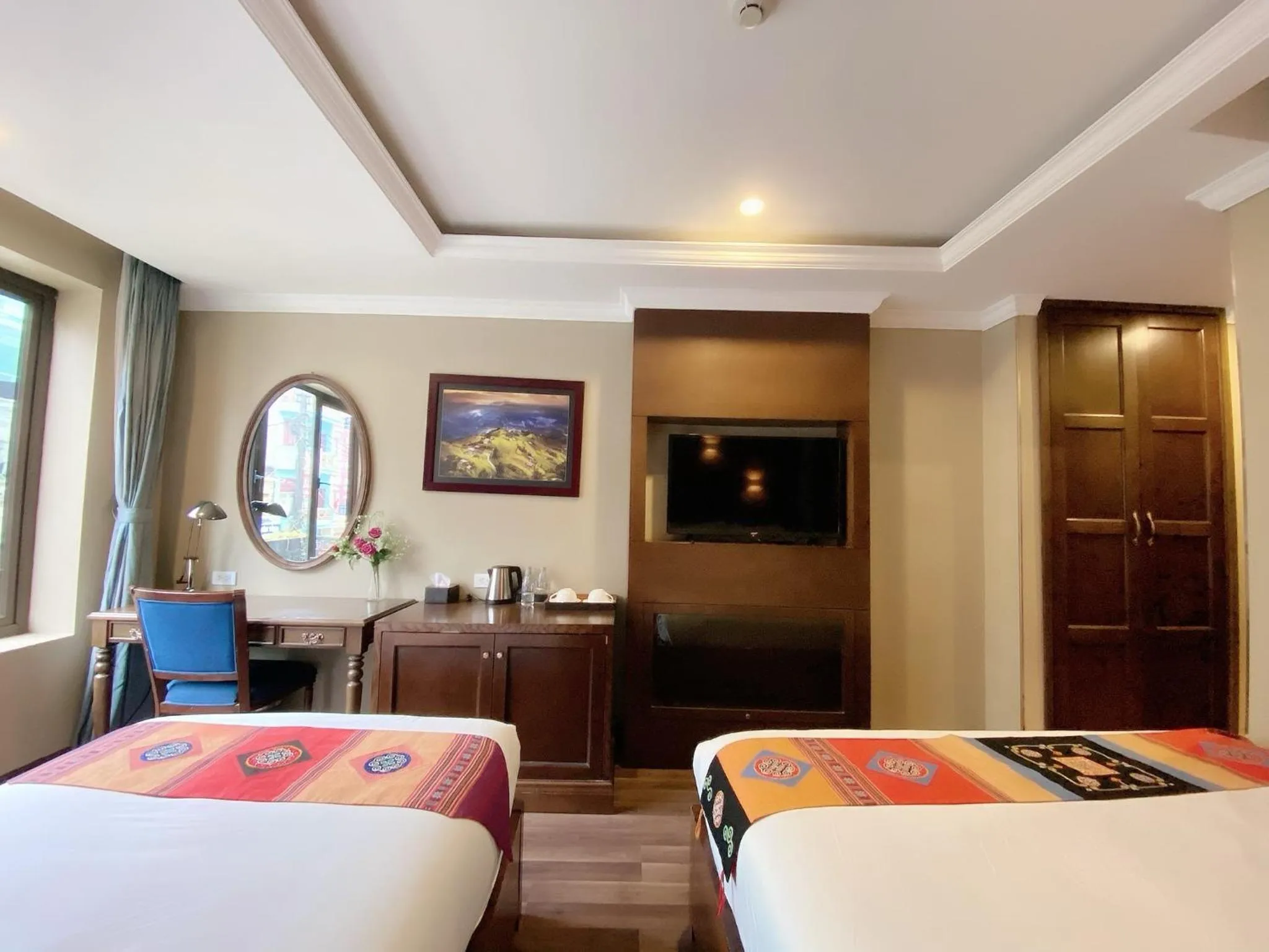 Bed in Nomadtrails Boutique Sapa Hotel