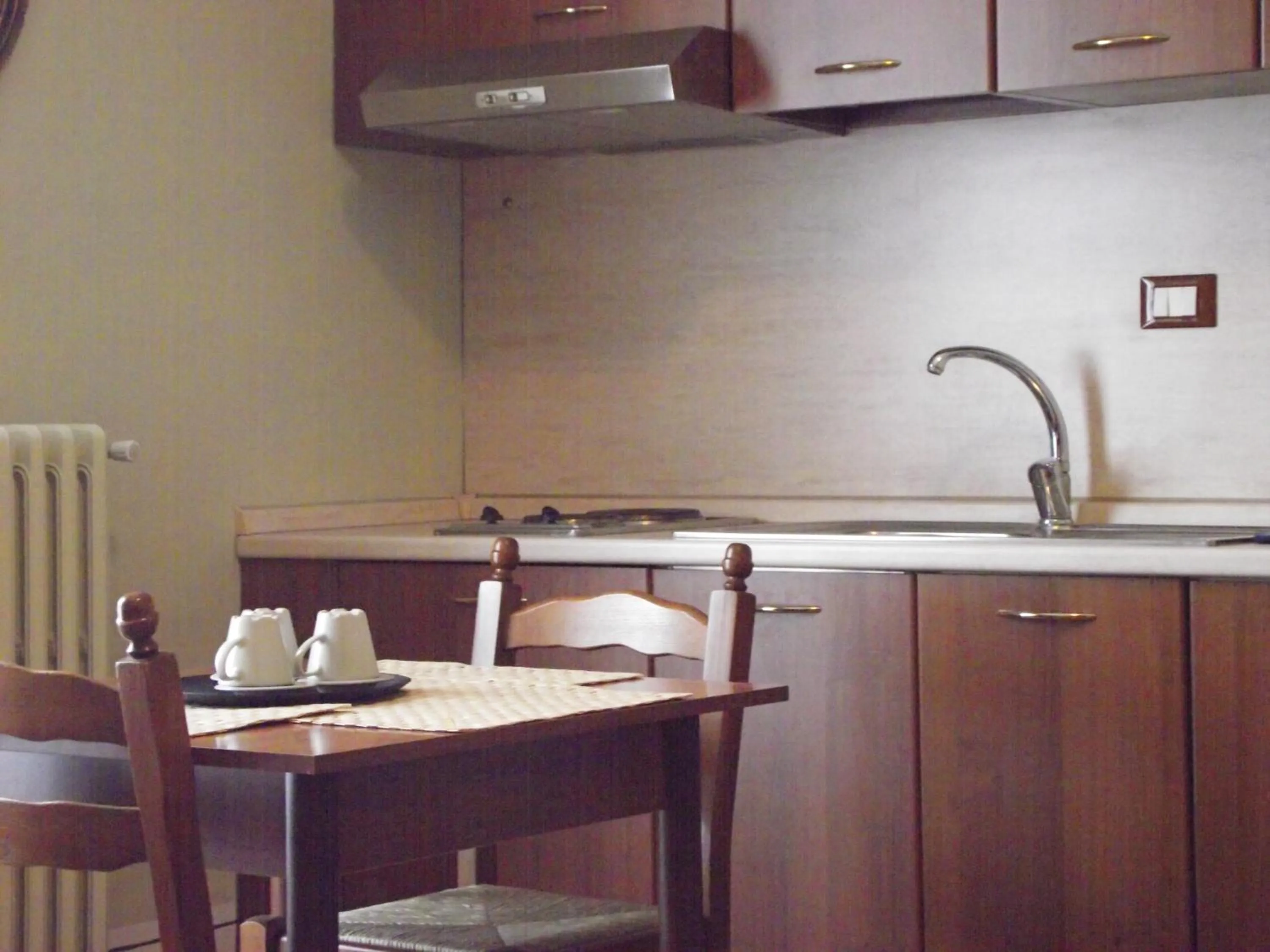 Kitchen or kitchenette in Hotel Ciocca