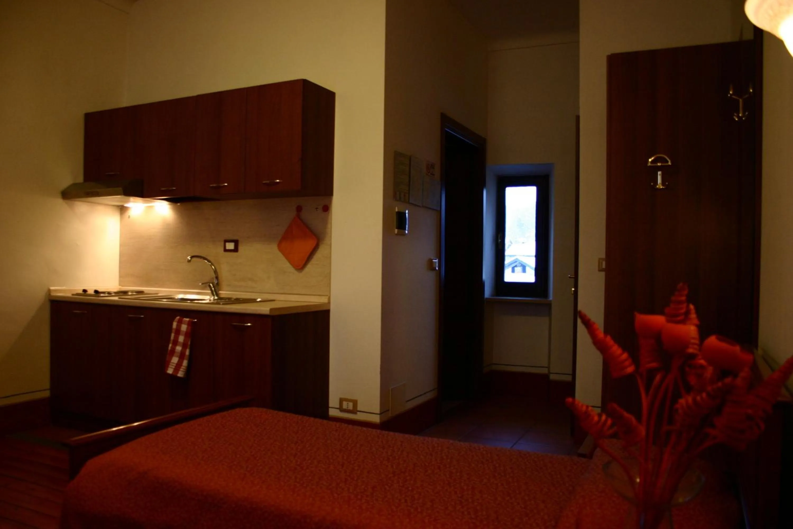 Dining area, Bed in Hotel Ciocca