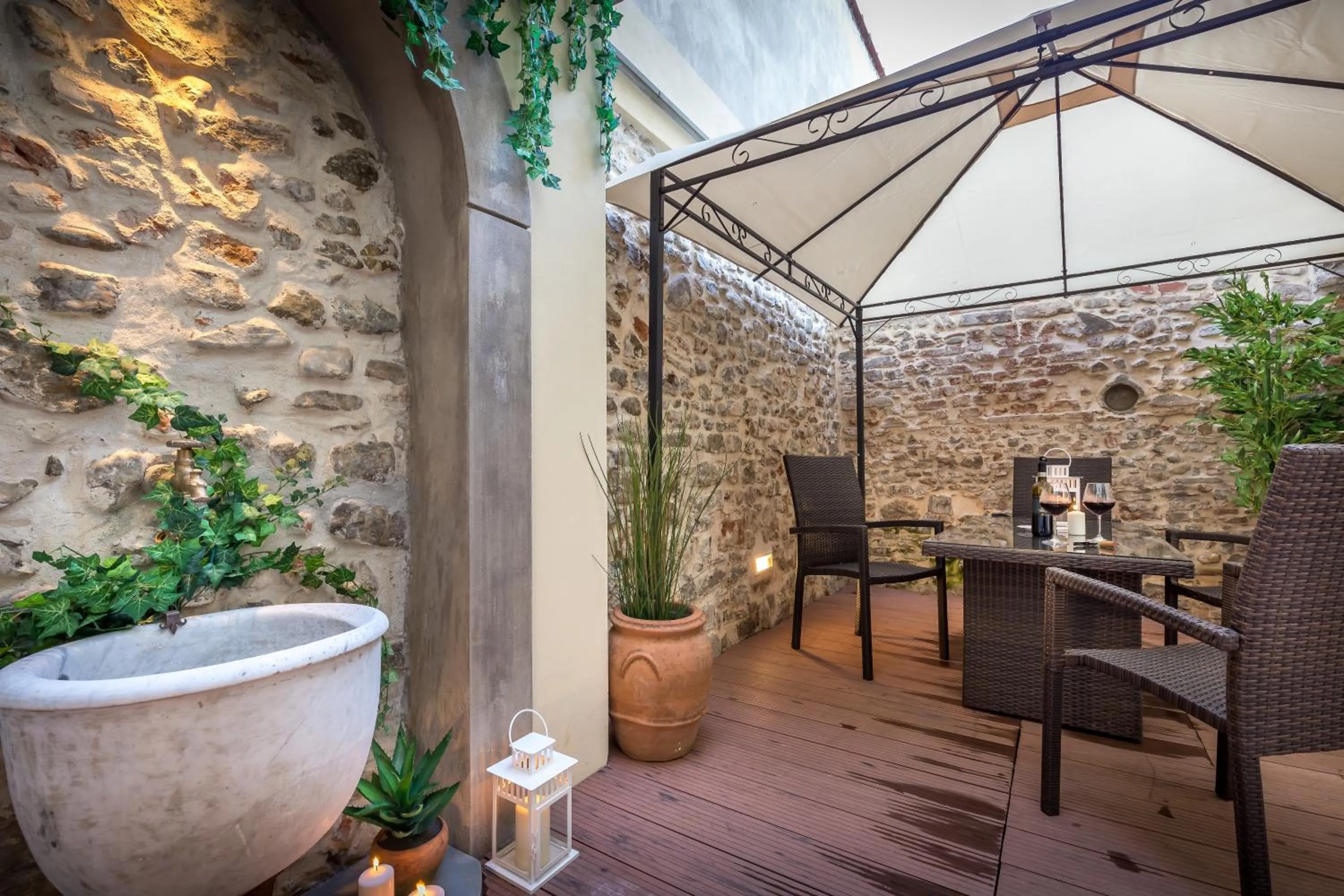 Patio in Relais Gaia